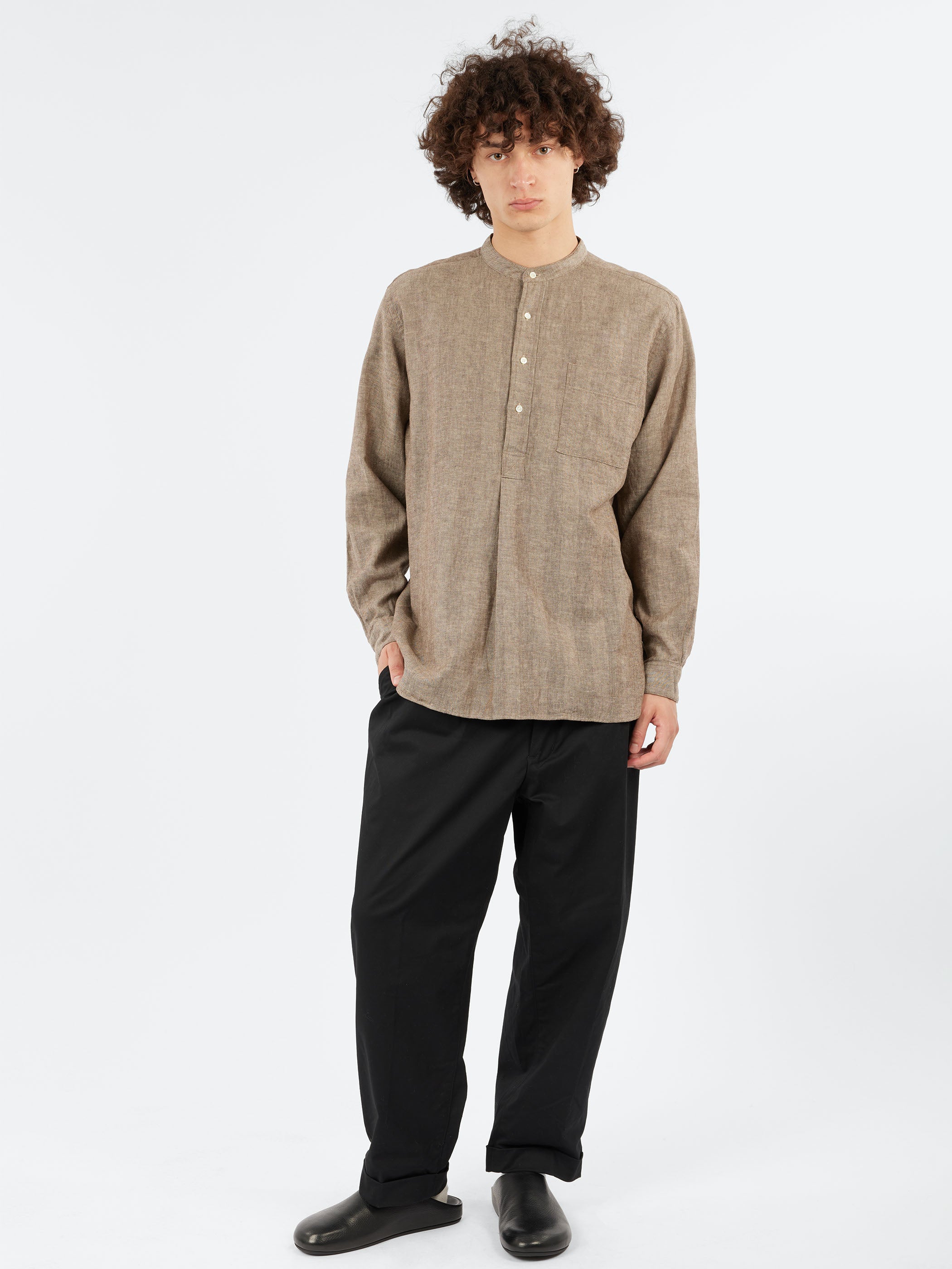 パンツ CLUMSY VINTAGE 2 PLEATS CHINO - BLACK XL CLUMSY VINTAGE 2 PLEATS CHINO - BLACK XL