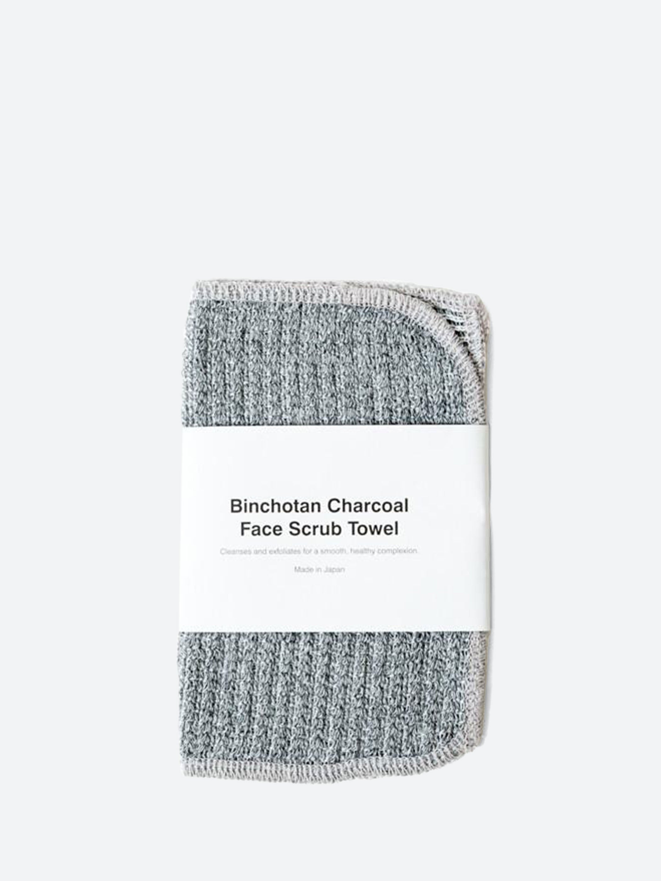 Binchotan Charcoal Face Scrub Towel