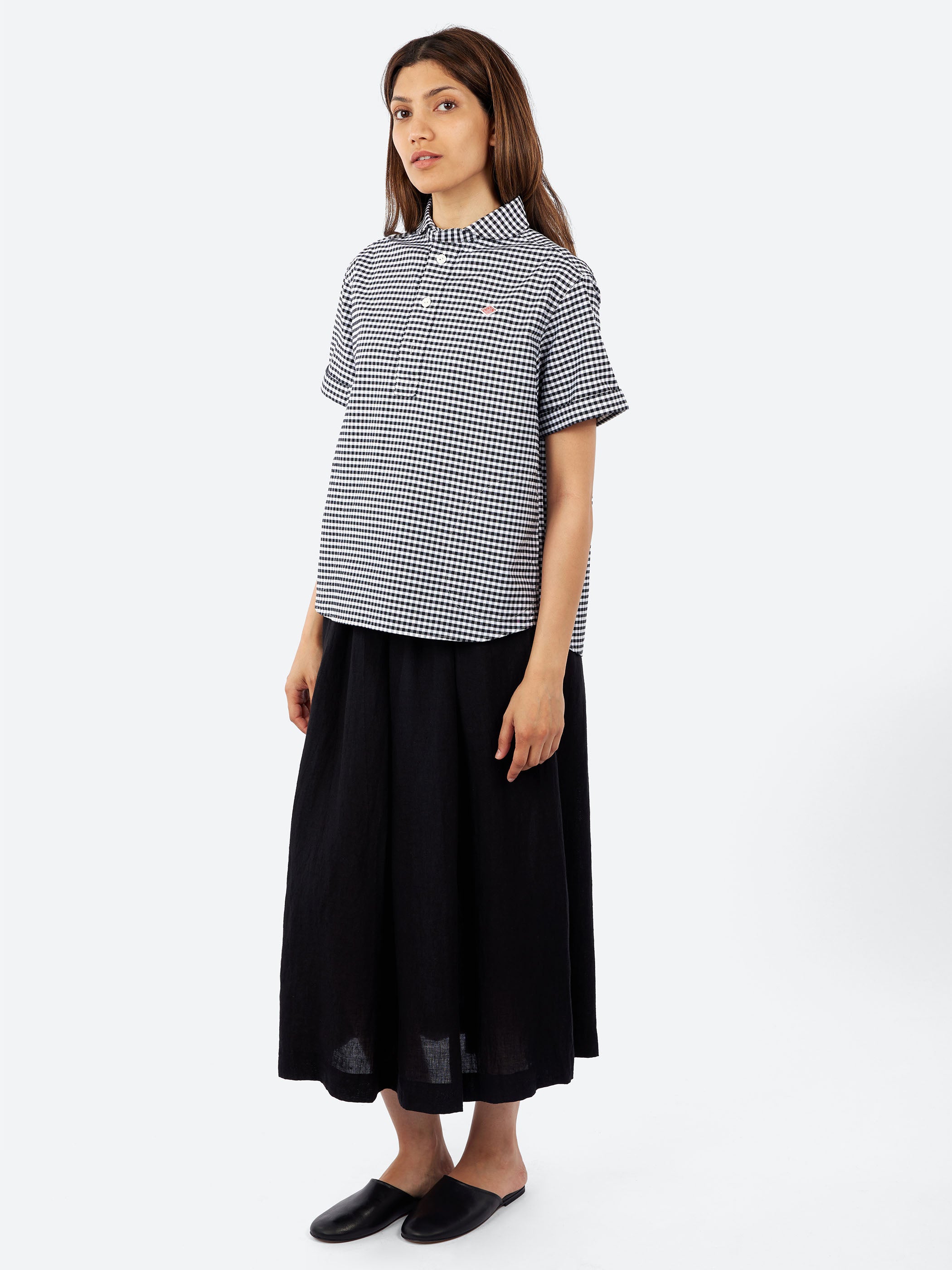 Danton - Women's Inner Down Crewneck Vest in Black – gravitypope