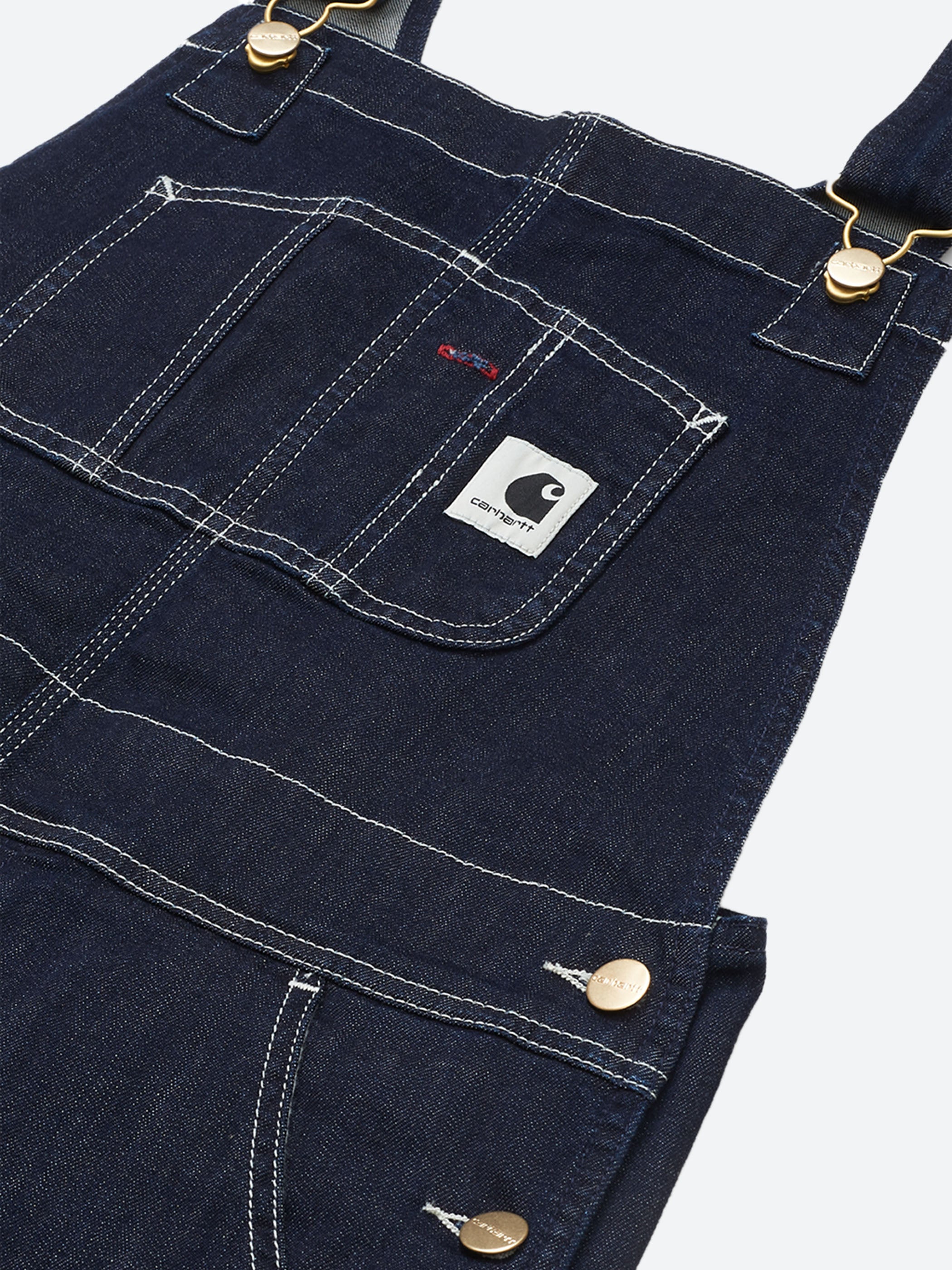 【美品】Carharttwip W’BIB OVERALL Carhartt WIP - W' Bib Overall Straight - Dusky Pink | Hardpressed
