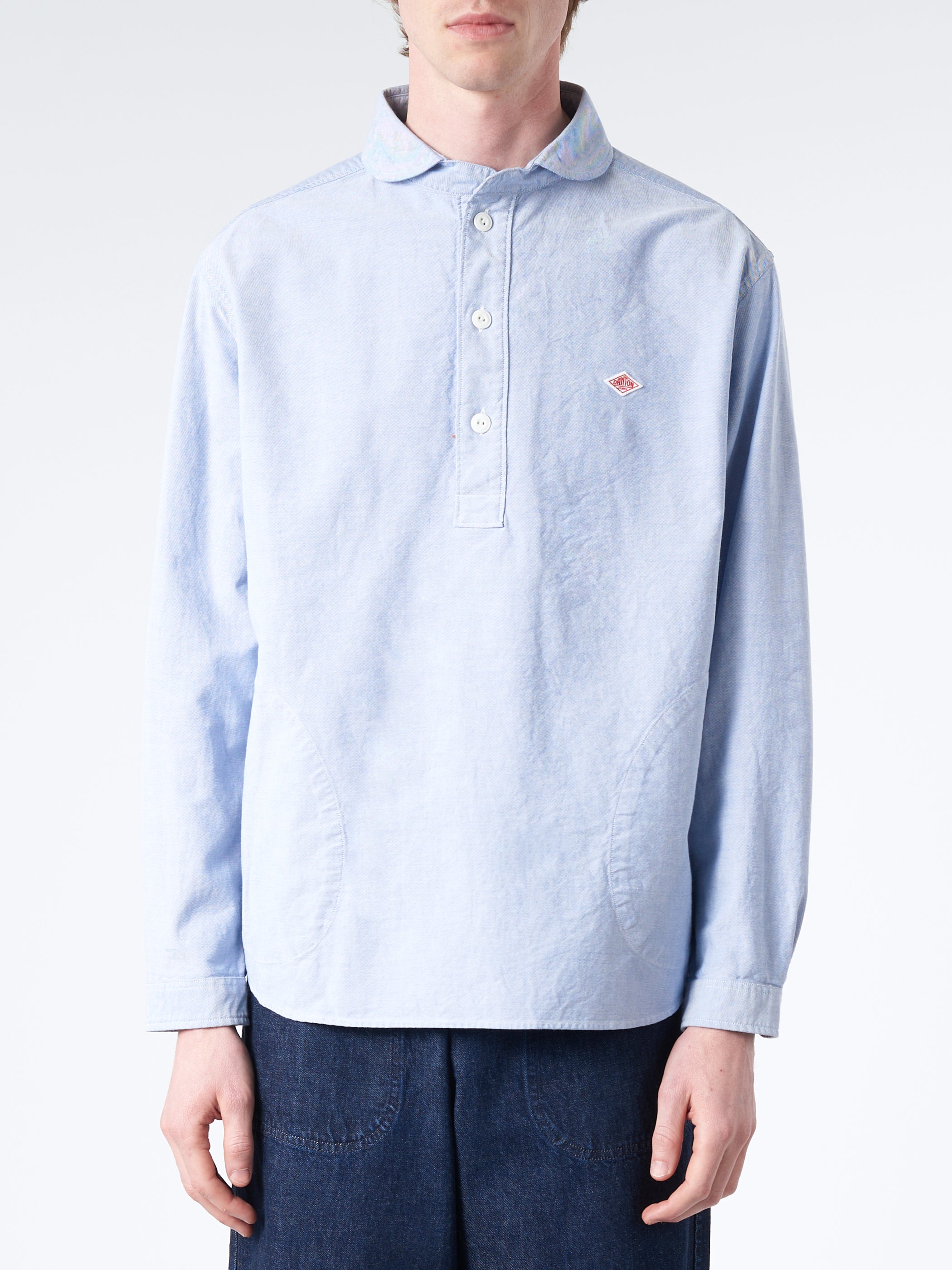 Oxford Round Collar Pullover Shirt