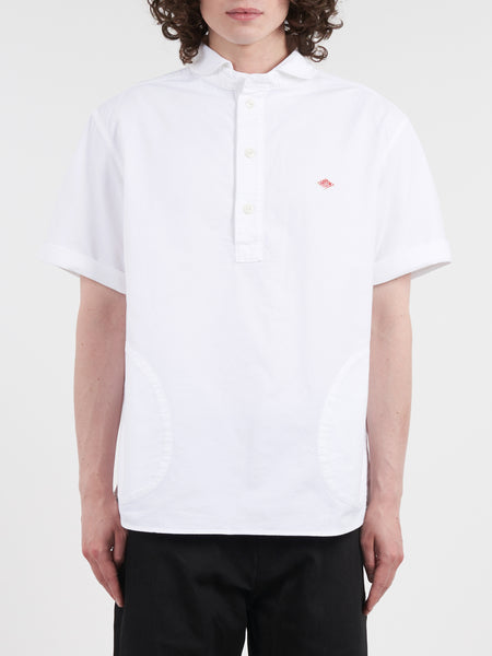 トップス DANTON COTTON POPLIN WORK SHIRT 42 DANTON MEN'S COTTON POPLIN WORK SHIRT