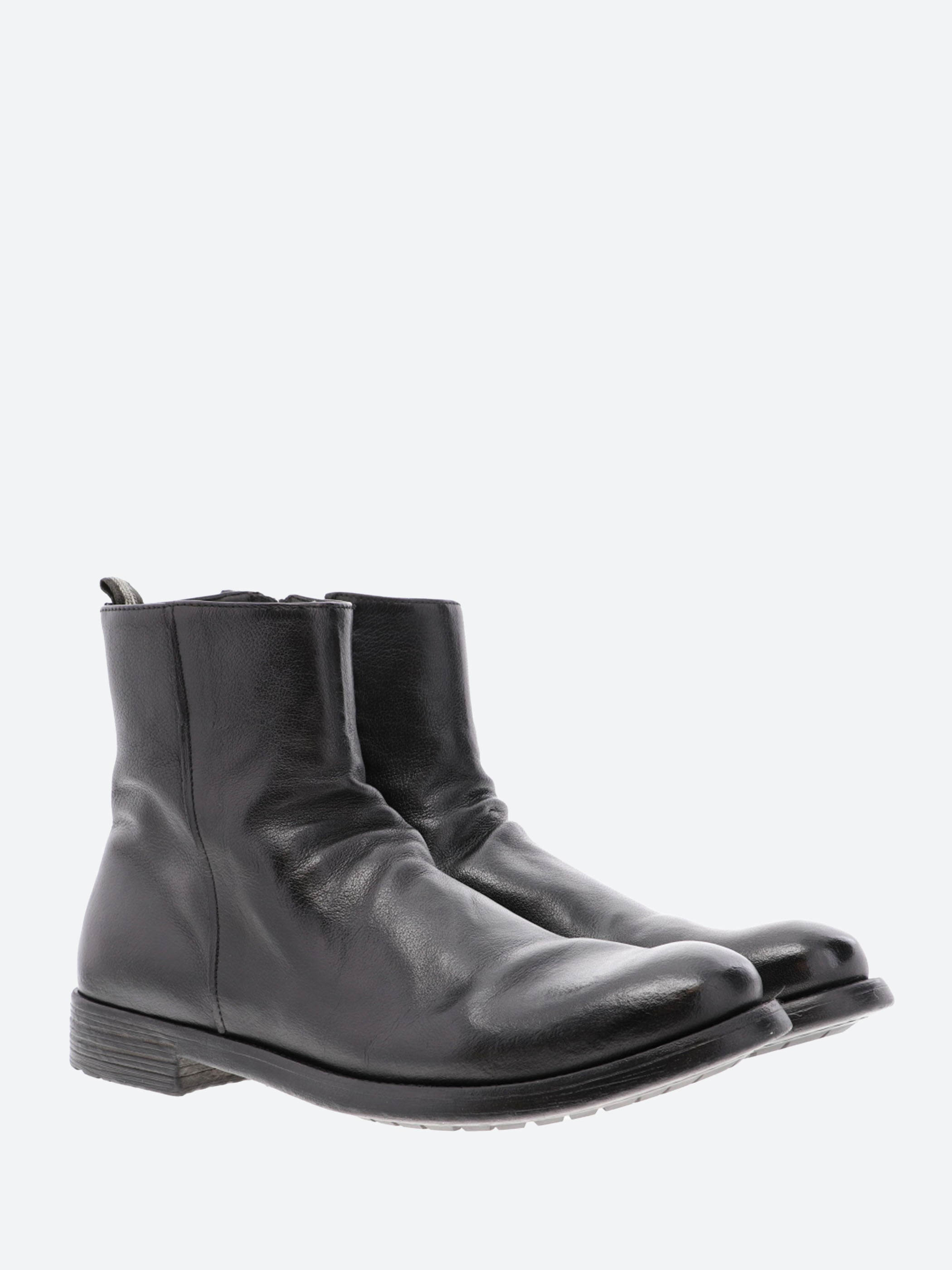 Officine Creative - Hive 10 Ankle Boots in Nero Ignis – gravitypope