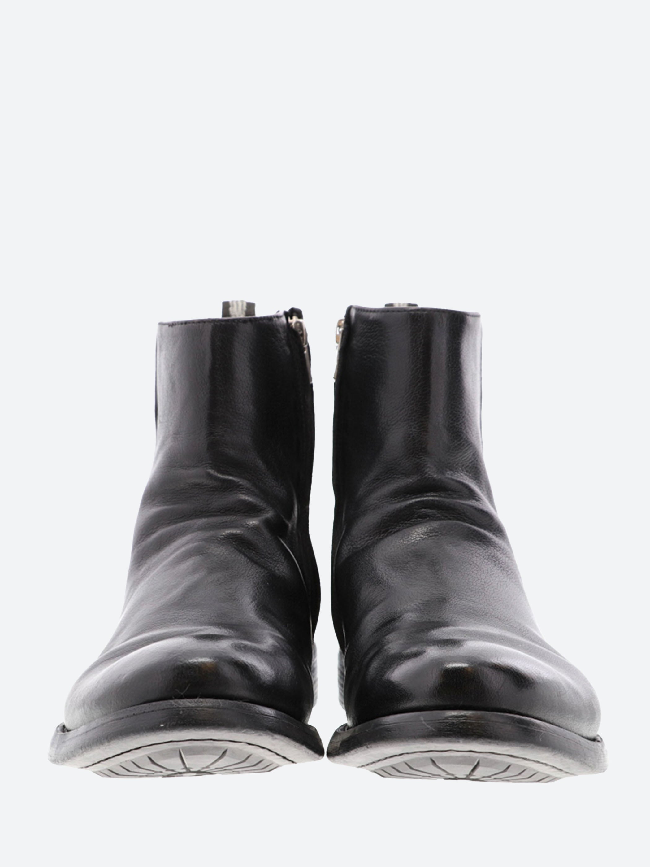 Officine Creative - Hive 10 Ankle Boots in Nero Ignis – gravitypope