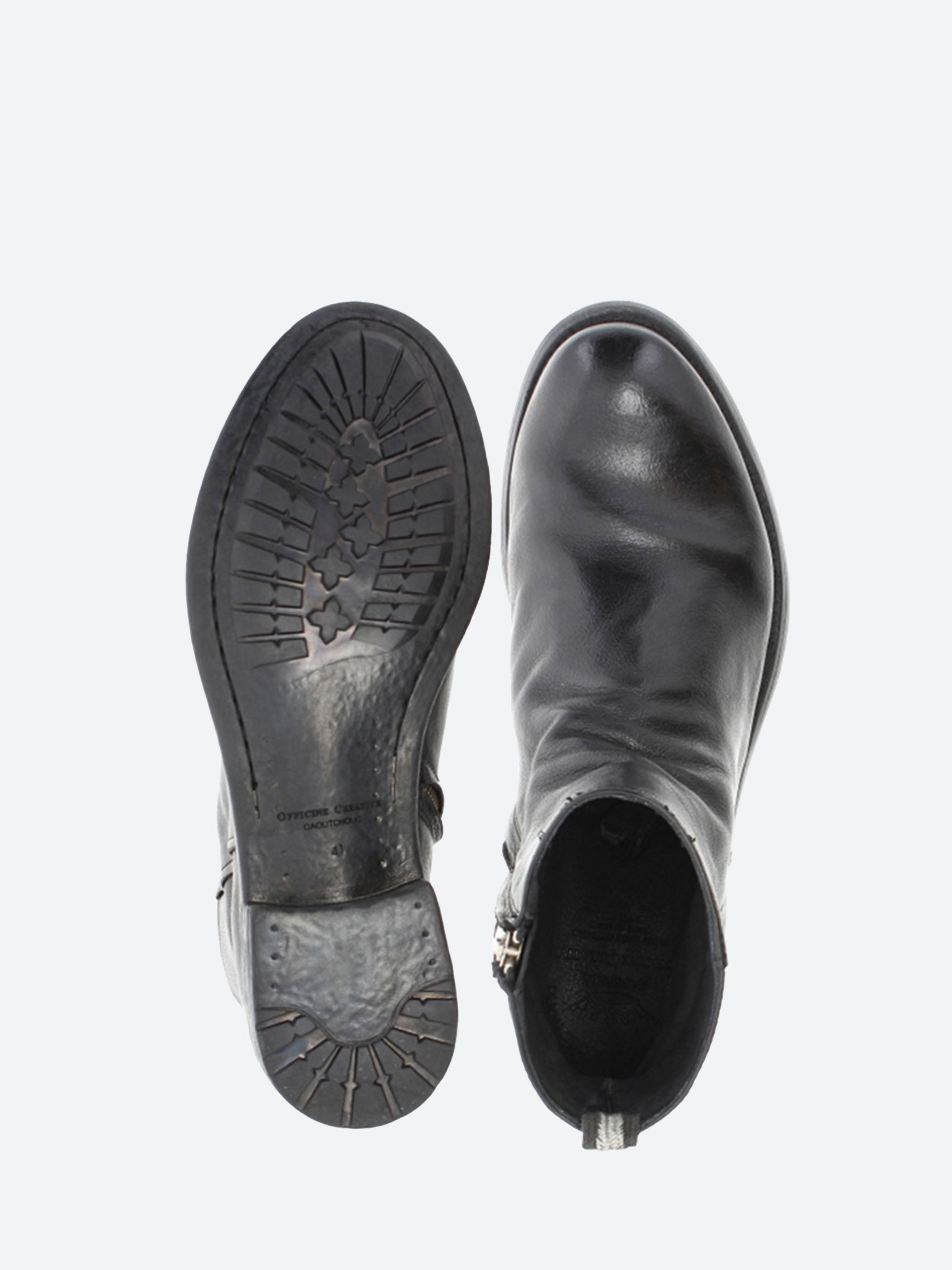 Officine Creative - Hive 10 Ankle Boots in Nero Ignis – gravitypope