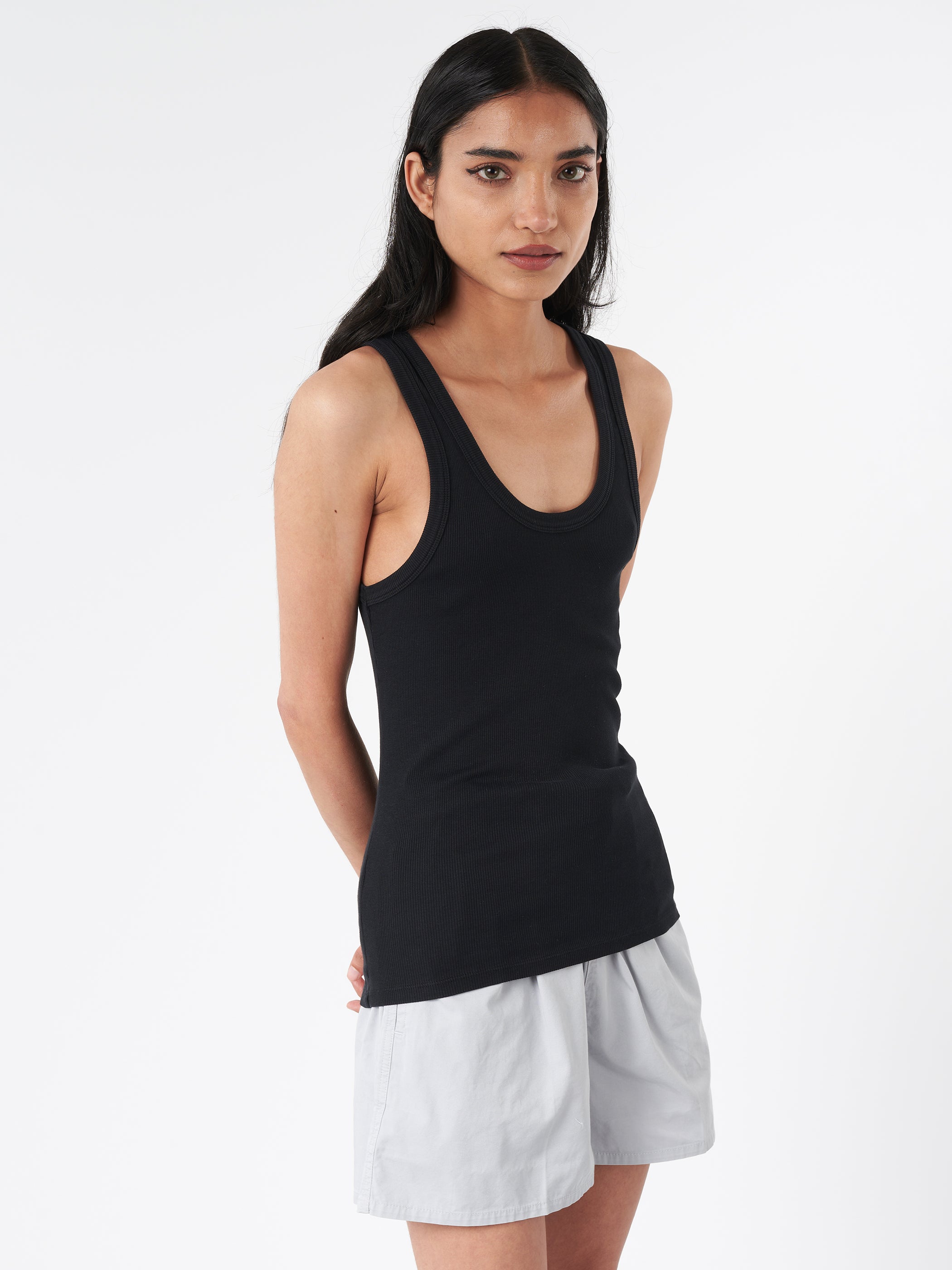 Women Organic Rib Tank Top