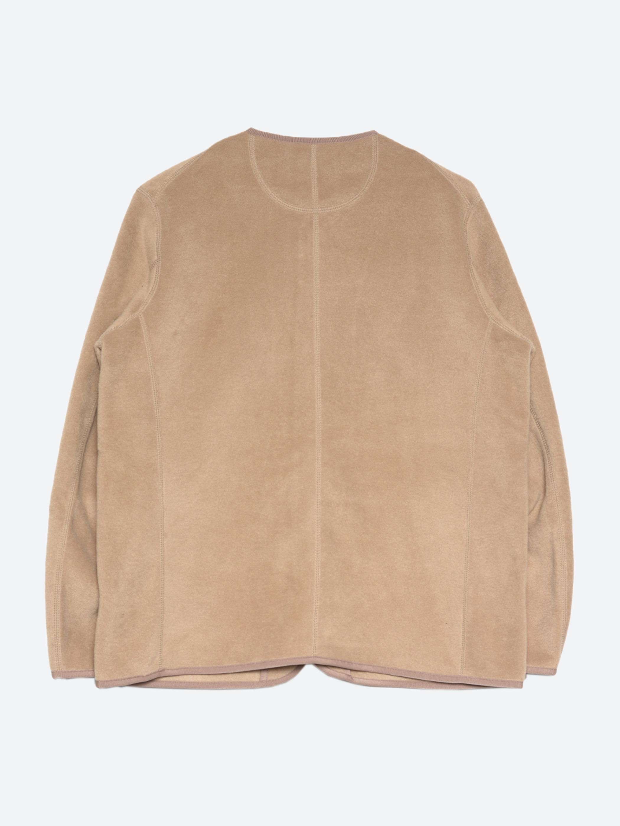 Women's Collarless Fleece Jacket