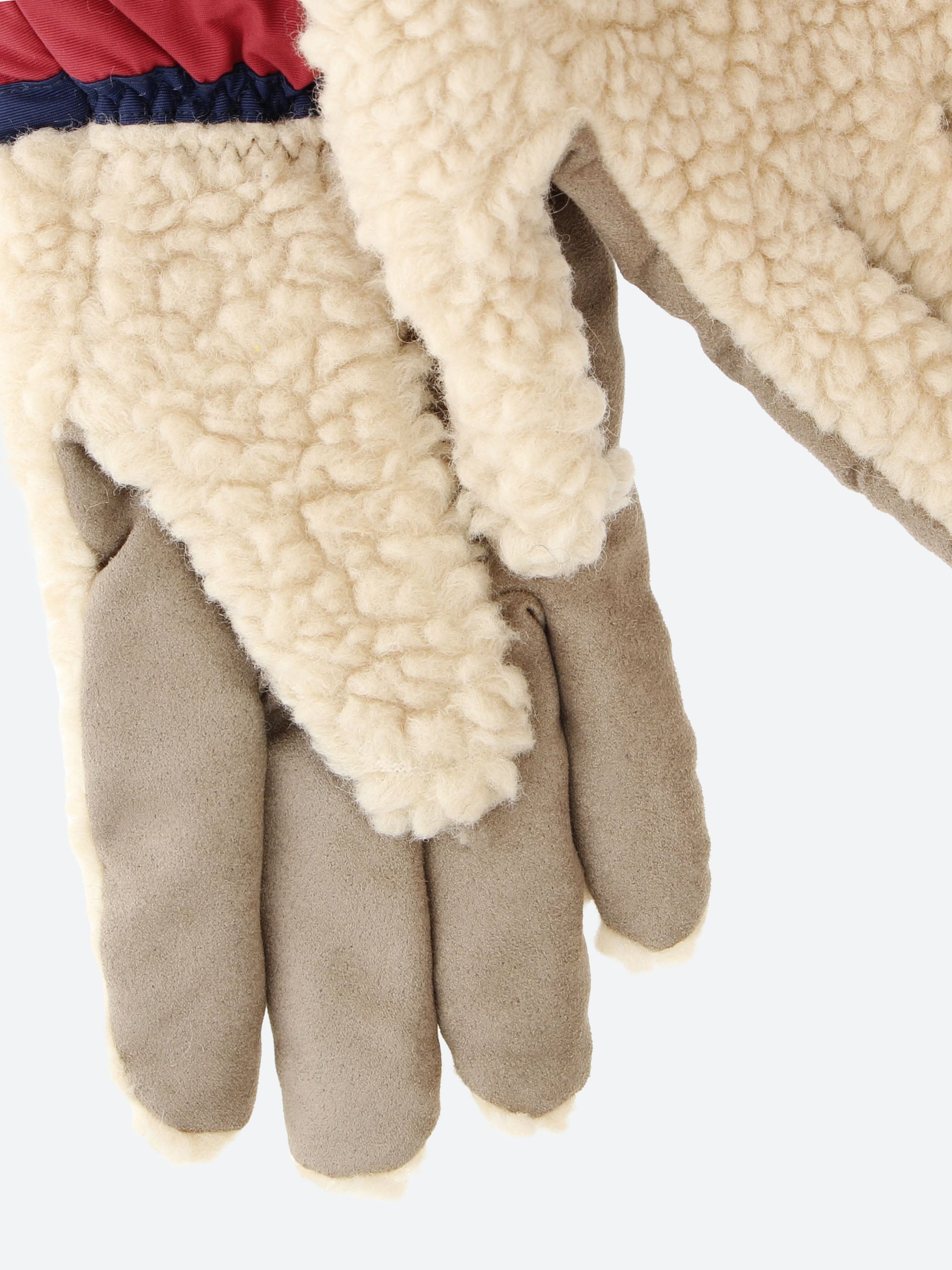Elmer - Teddy Glove in Beige/Wine – gravitypope