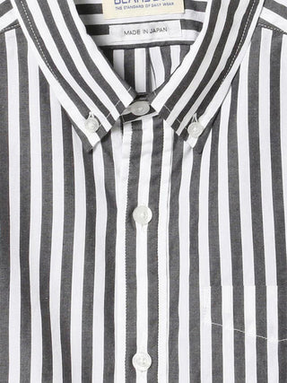 BEAMS BOY Long Stripe BD Shirt