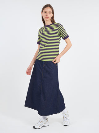 BEAMS BOY Denim Maxi Skirt