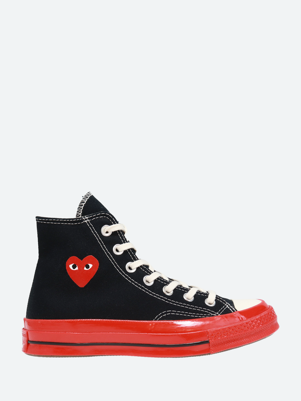 Comme des Gar ons PLAY x Converse Red Sole Chuck 70 High Top in
