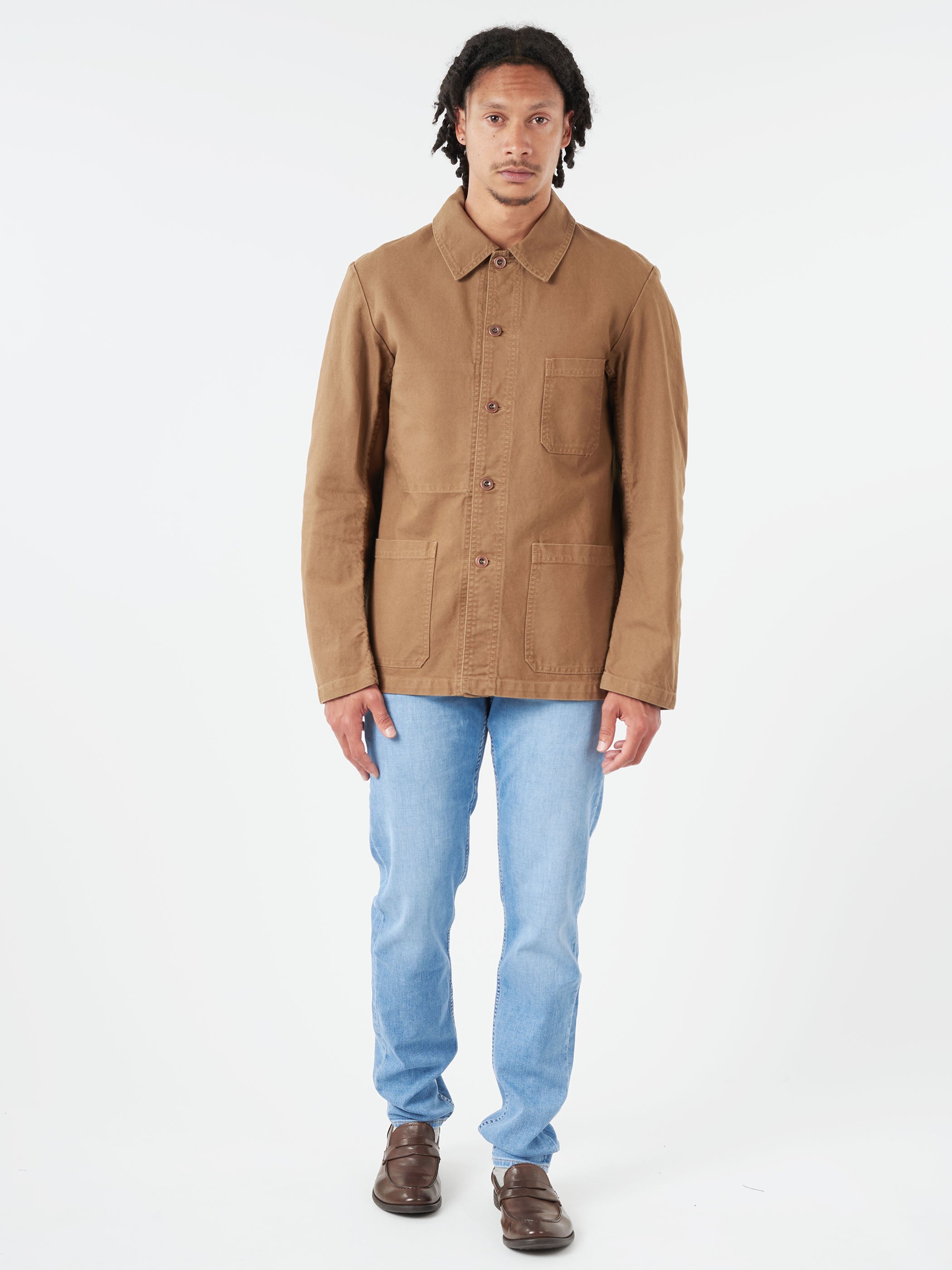 Vetra - 5C Short Workwear Jacket in Tan – gravitypope
