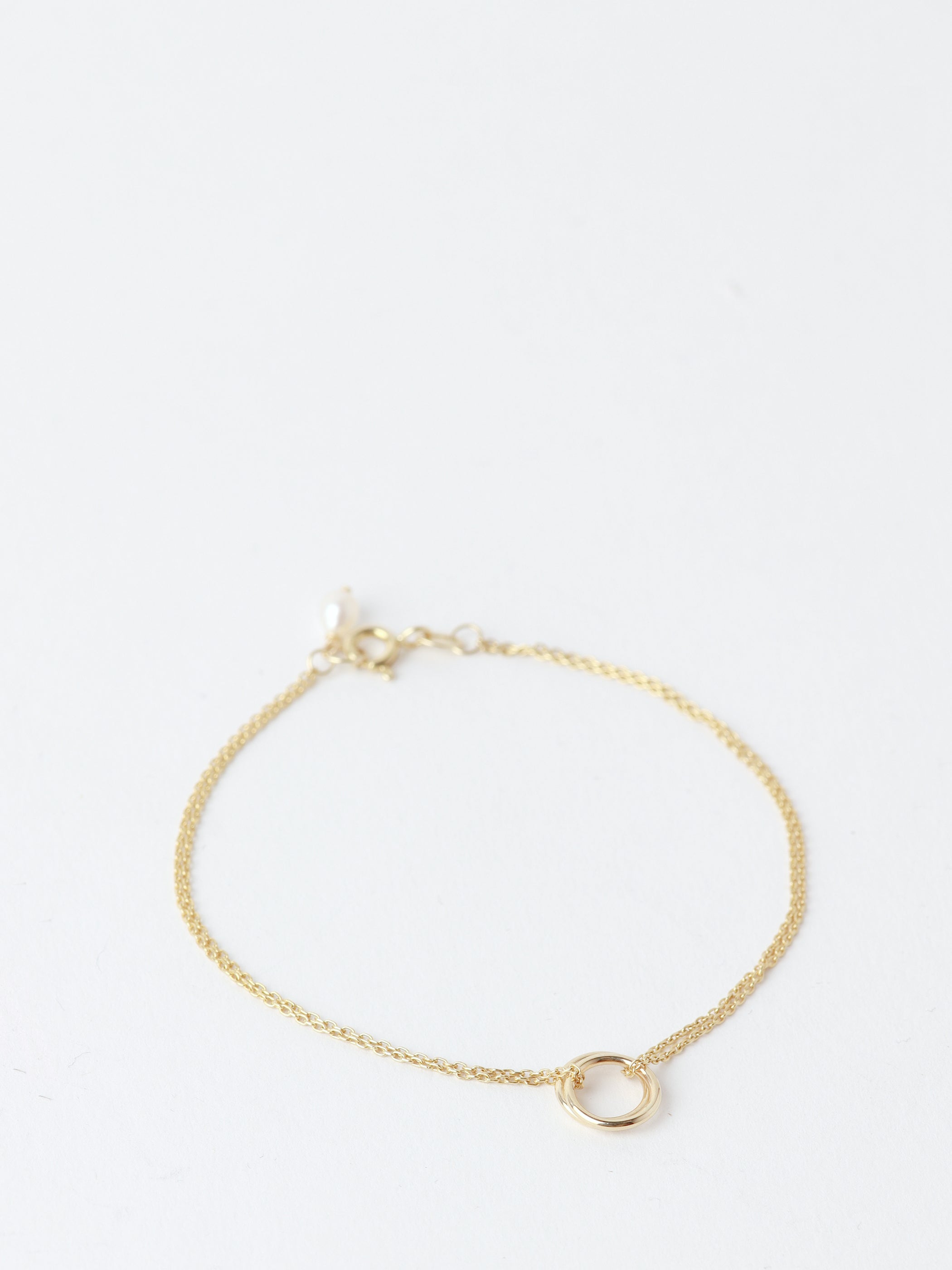 Twin Gold Orb Bracelet