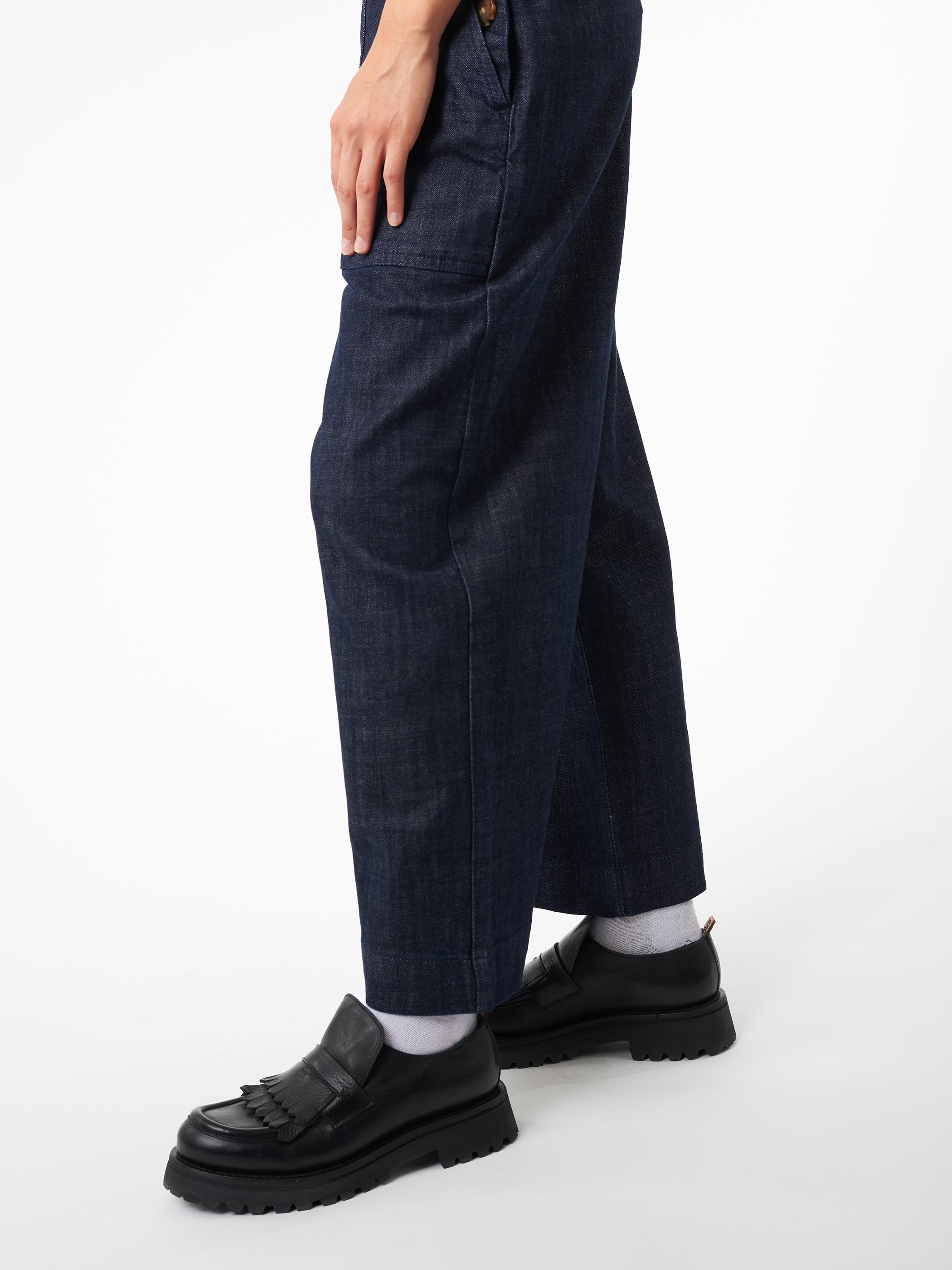 Annie Side Button Denim