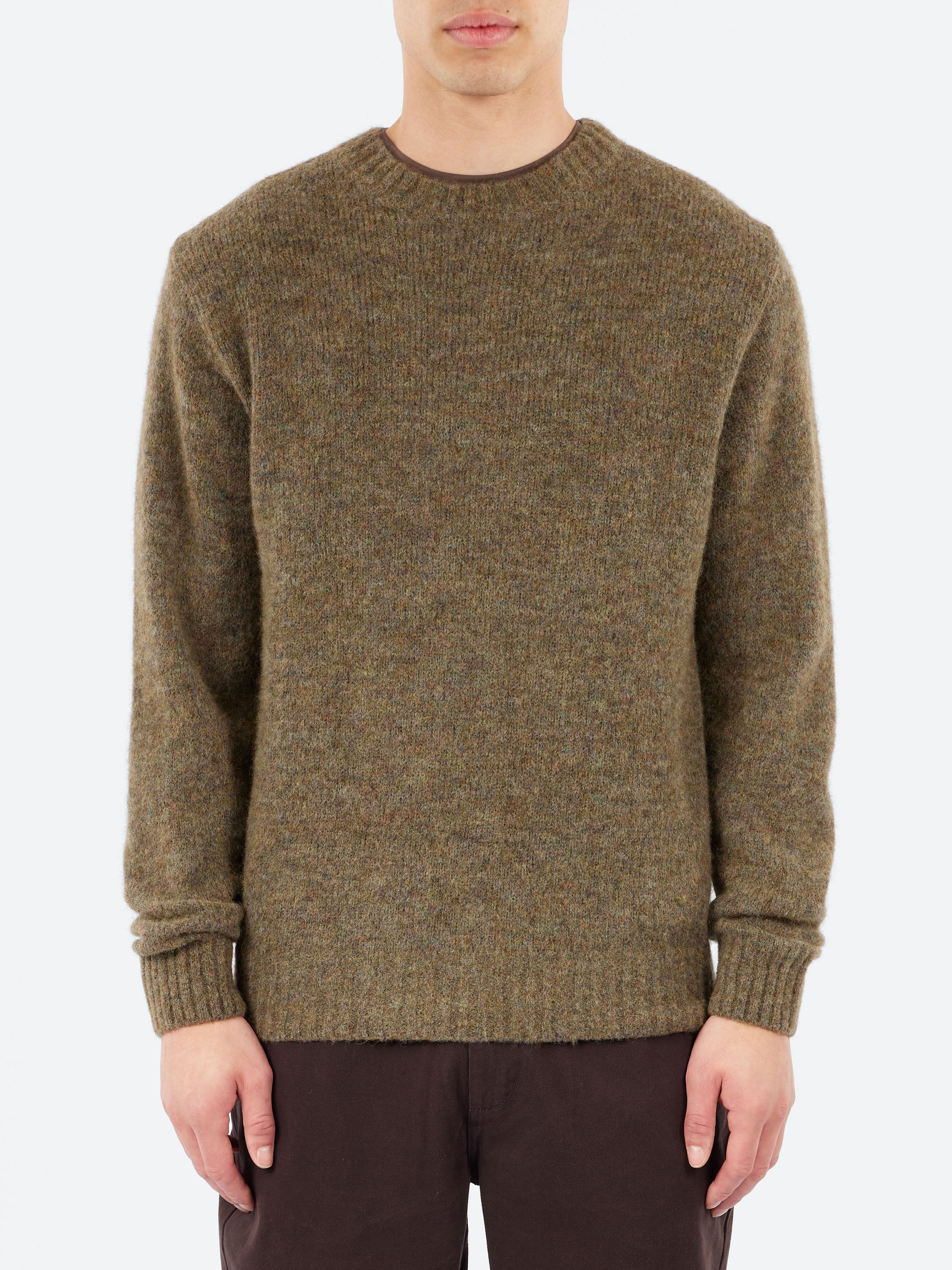 A.P.C. - Lucas Sweater in Kaki Chine – gravitypope