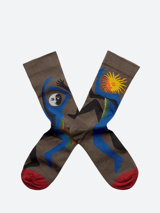 Bonne Maison Khaki Sun Sock
