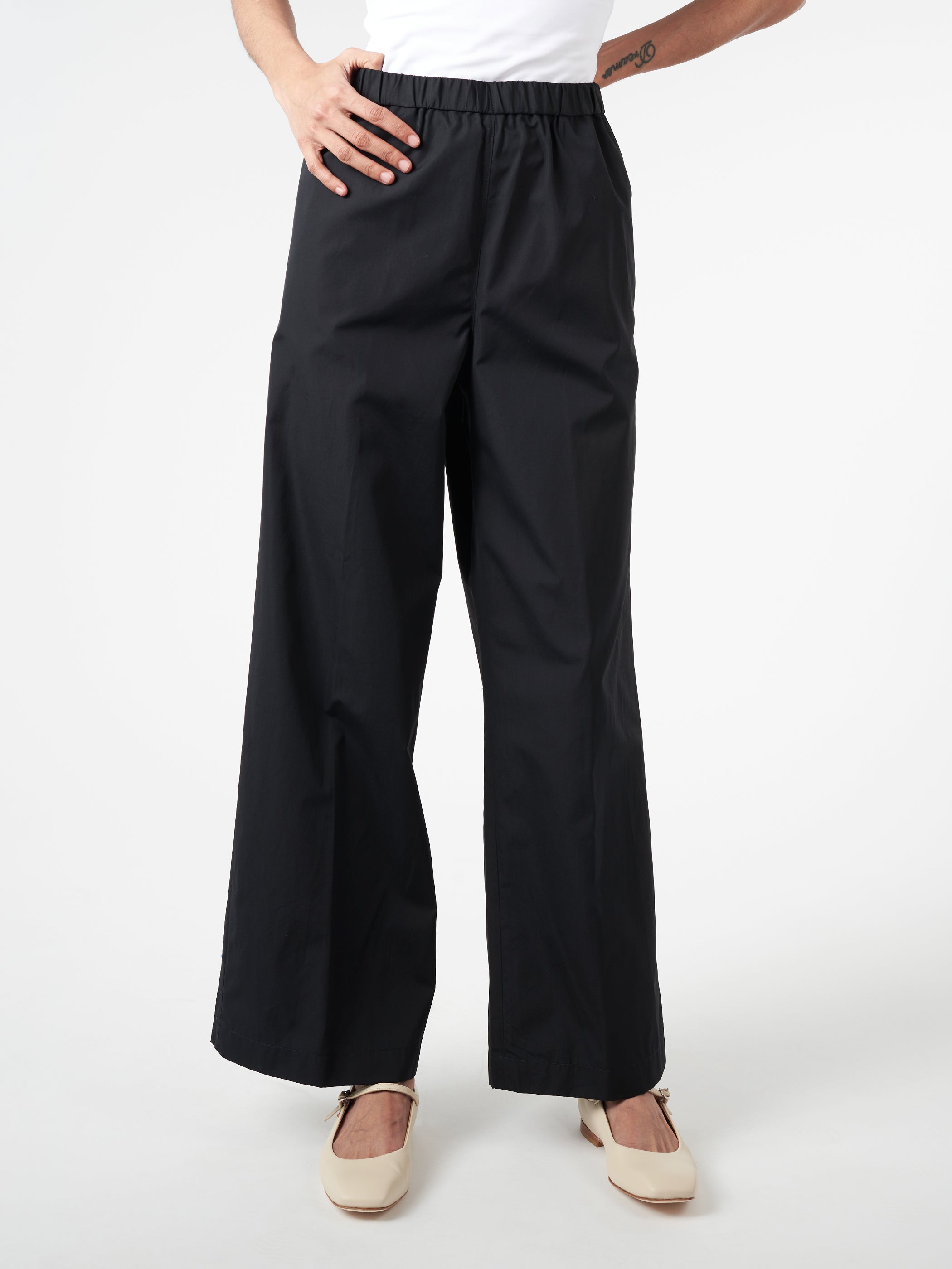 Cotton Poplin Pants