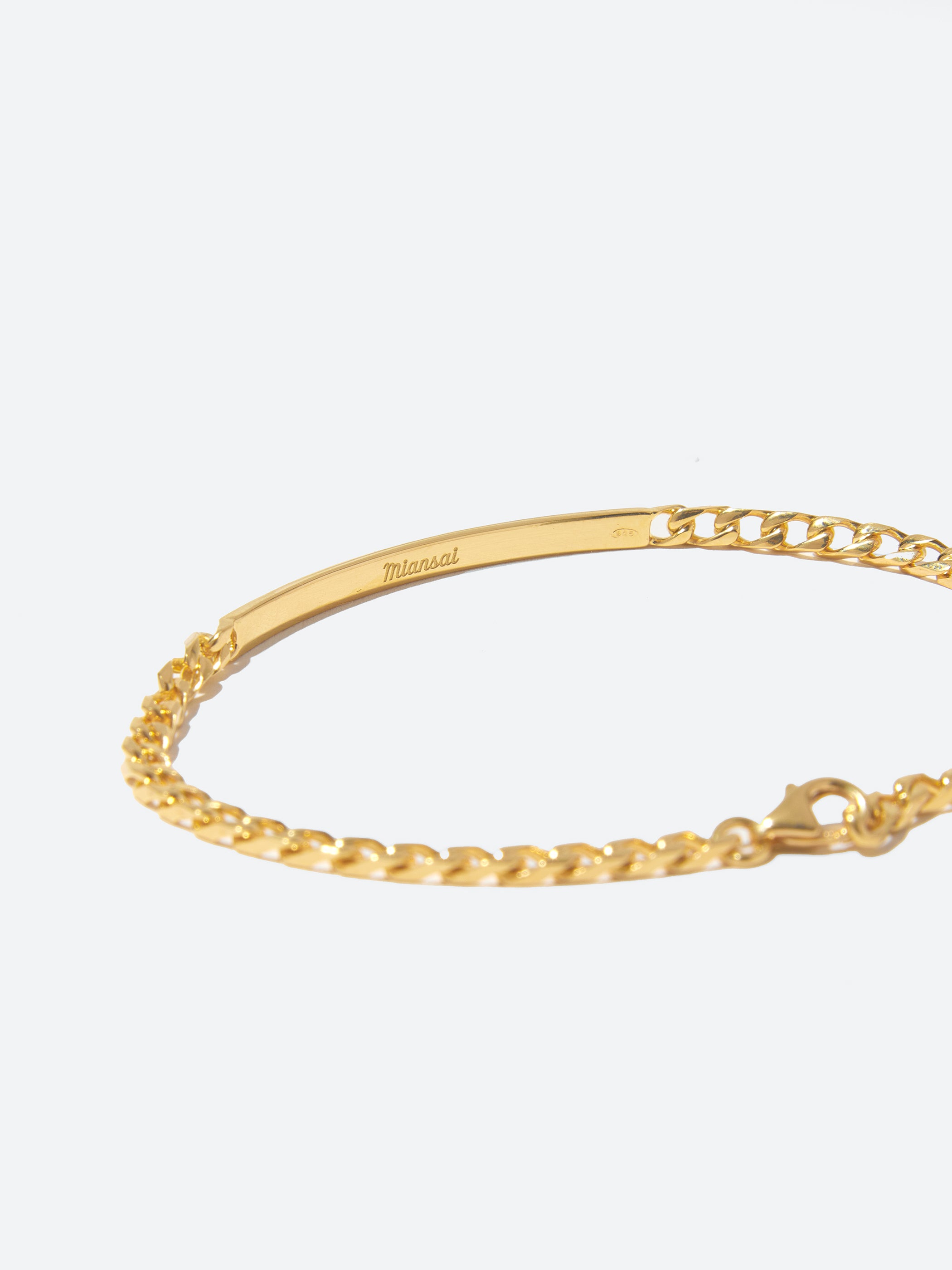 Miansai - 3mm ID Chain Bracelet in Polished Gold – gravitypope