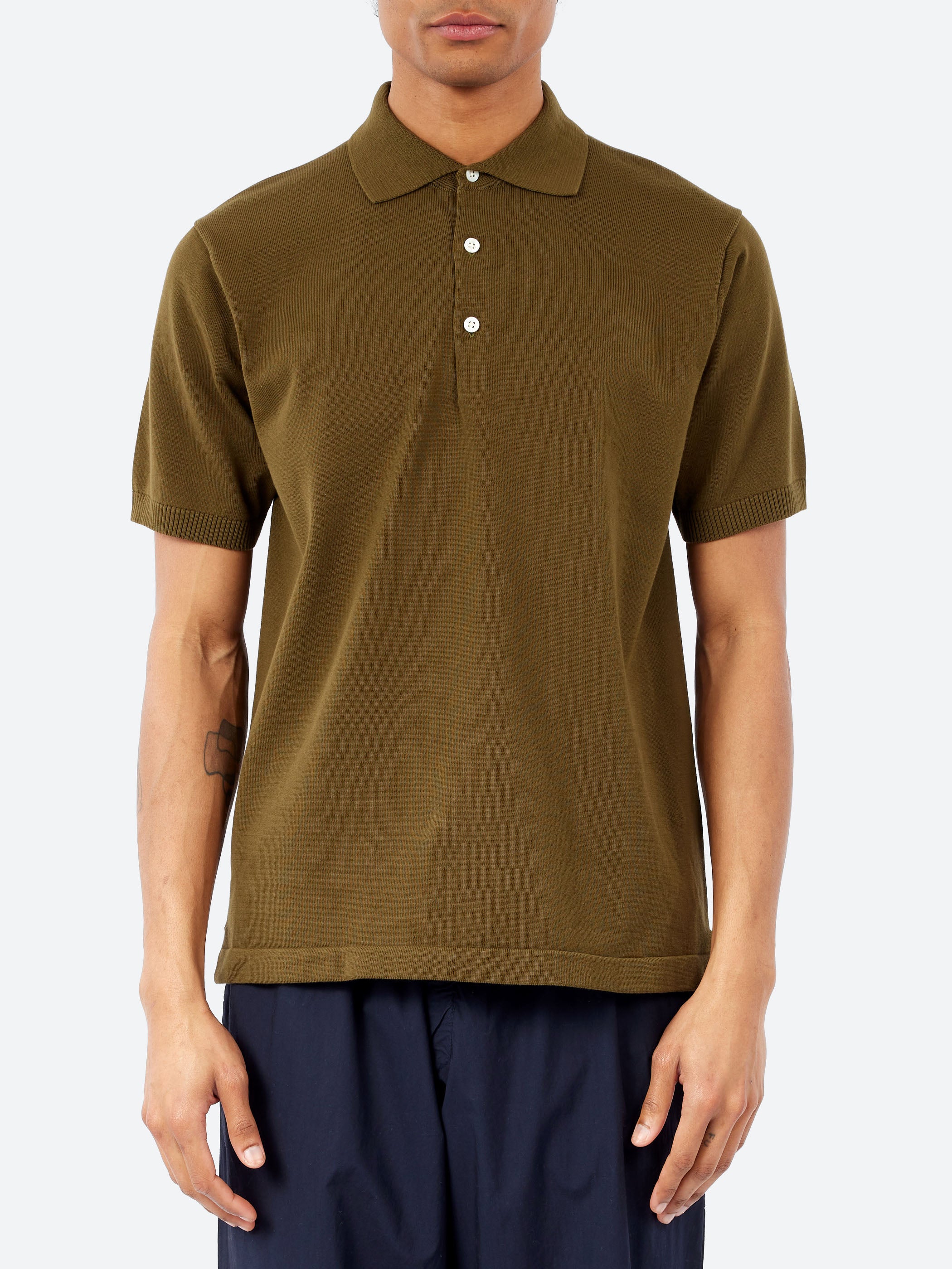 トップス polo shirt / BEAMS BEAMS PLUS Wool Polo Shirt for Men | MR PORTER