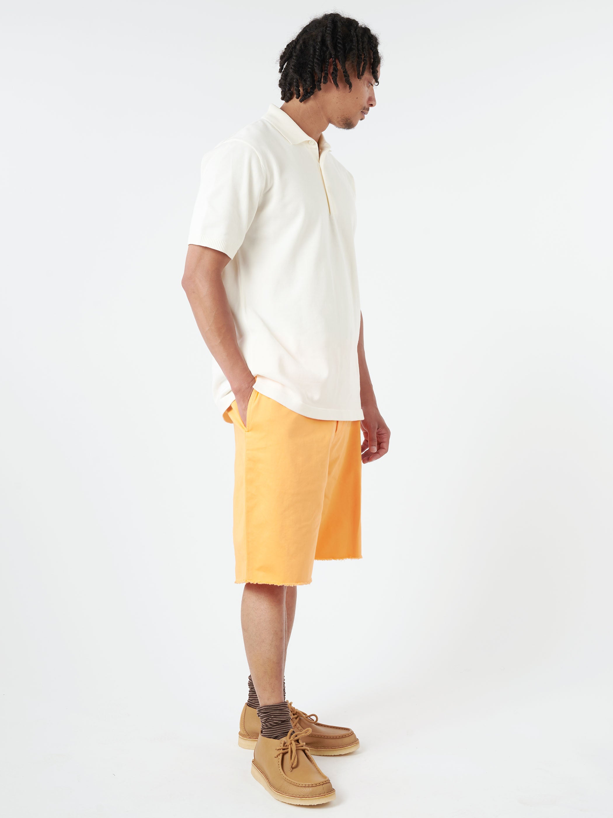 Plain Front Shorts