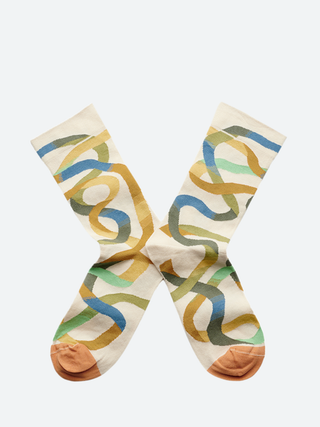 Bonne Maison Natural Ribbon Sock