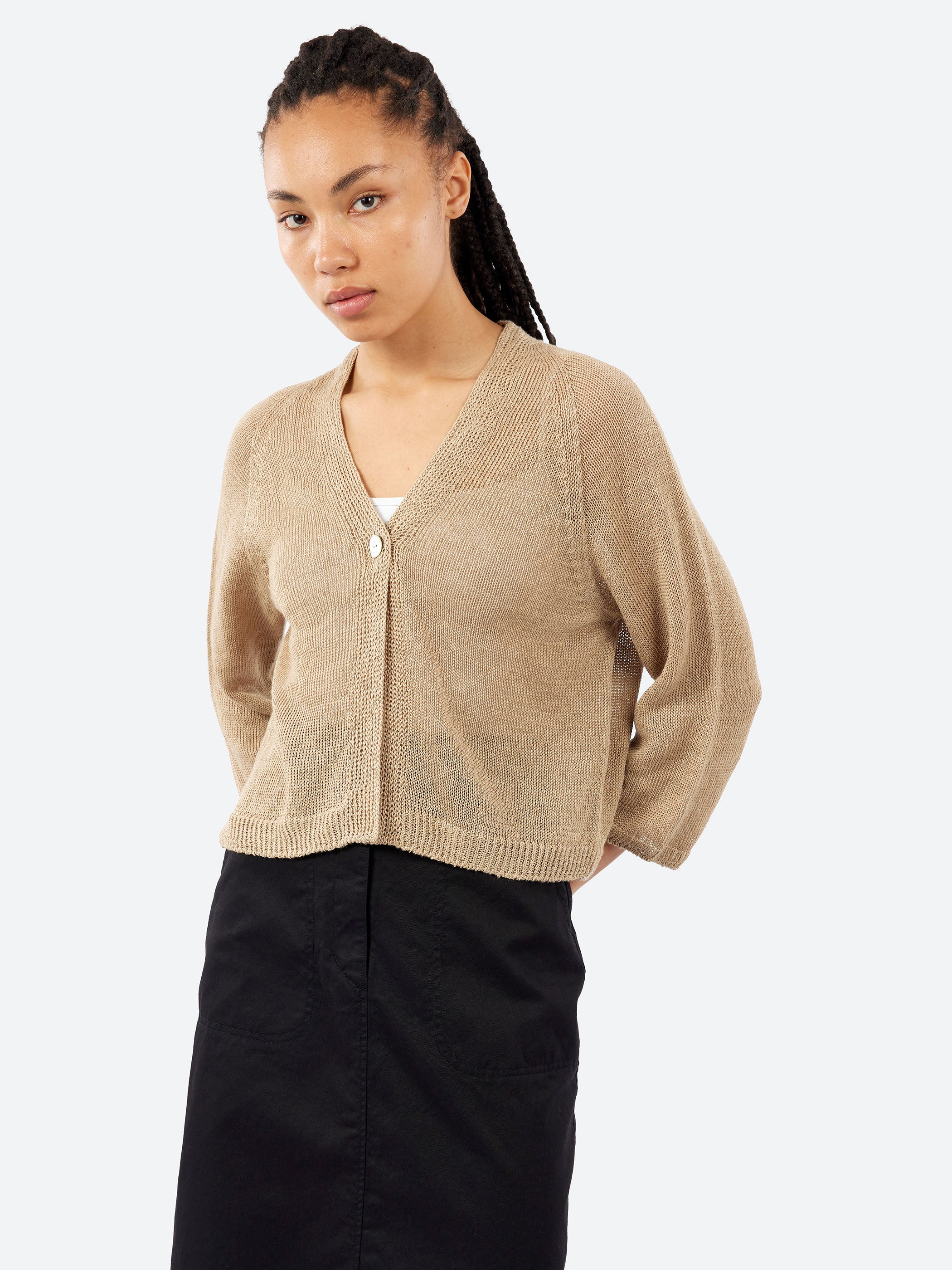 Linen Knit Cardigan