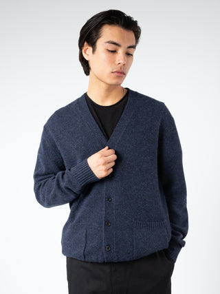 BEAMS PLUS Elbow Patch Cardigan