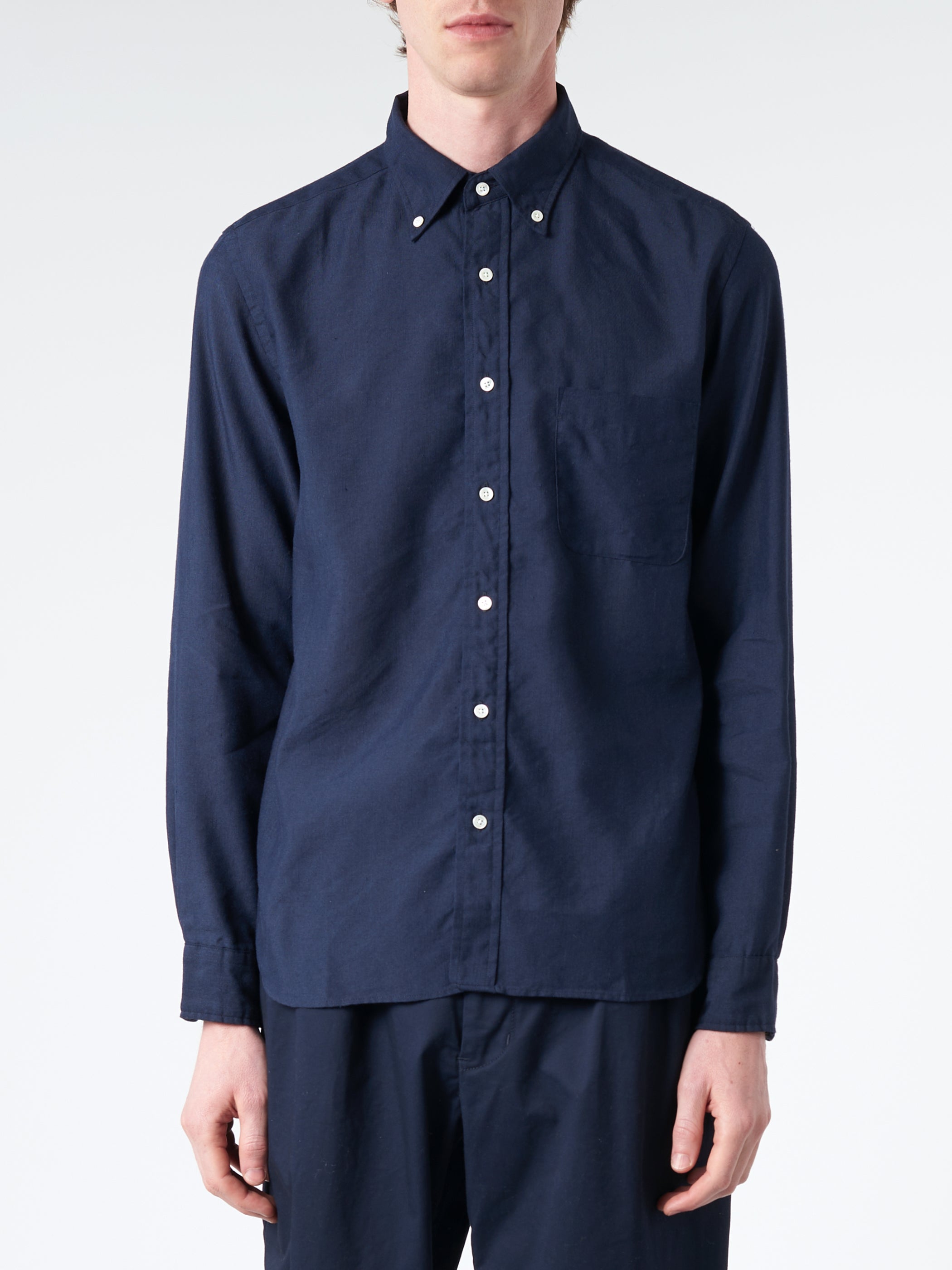 Linen Coolmax Button-Down Shirt