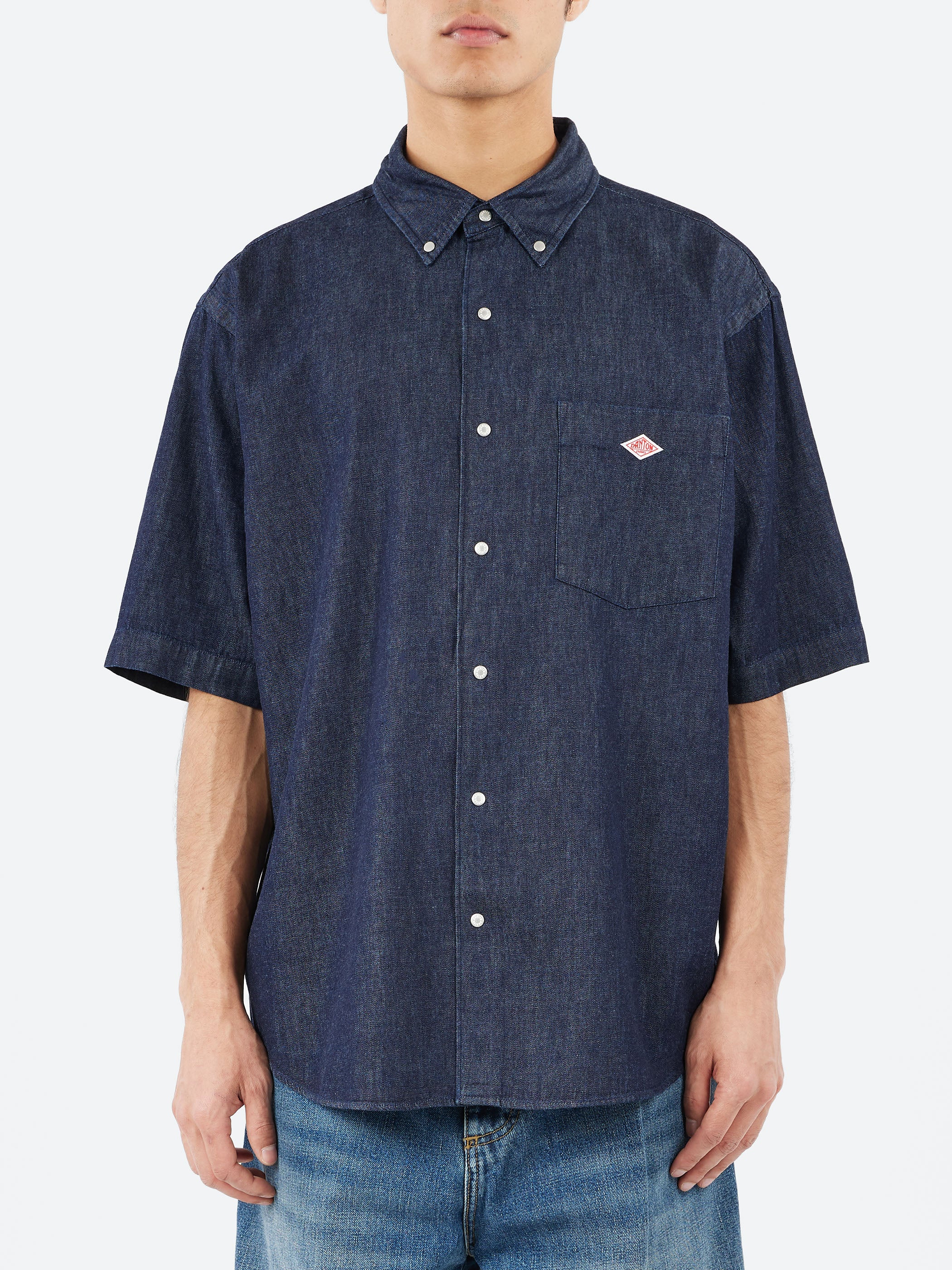 Men's Denim Dungaree B.D. S/S Shirt