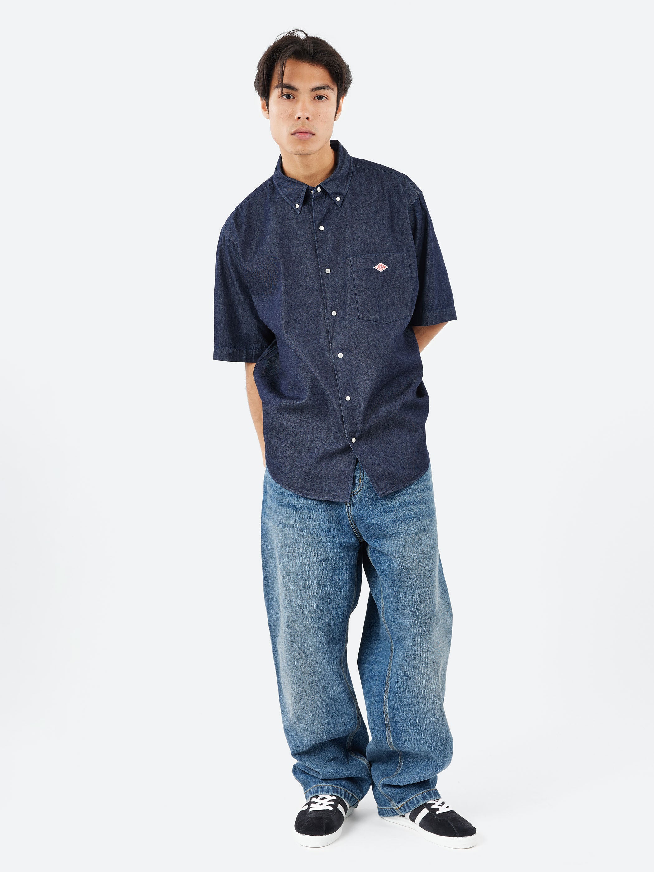 Men's Denim Dungaree B.D. S/S Shirt