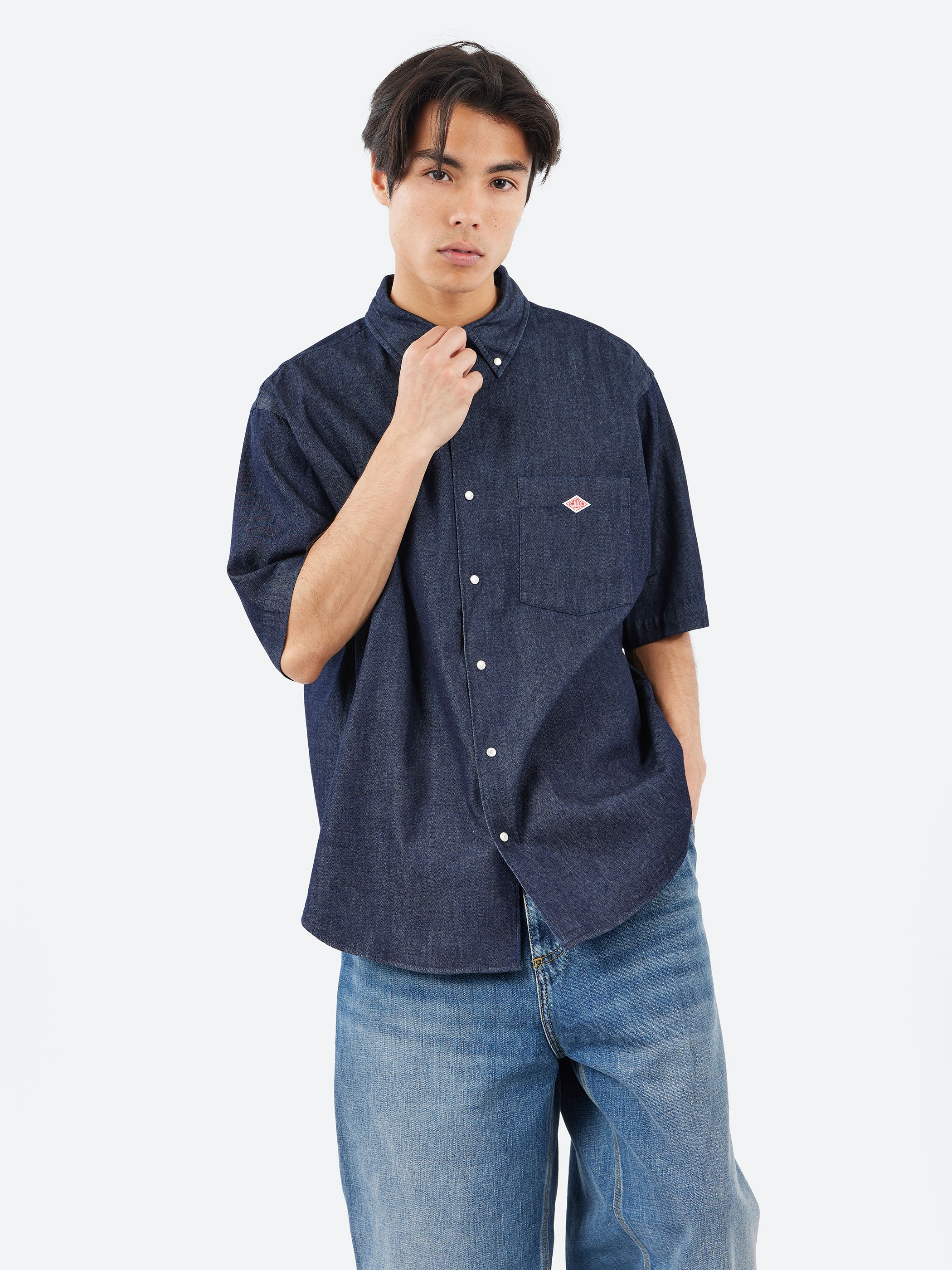 Men's Denim Dungaree B.D. S/S Shirt