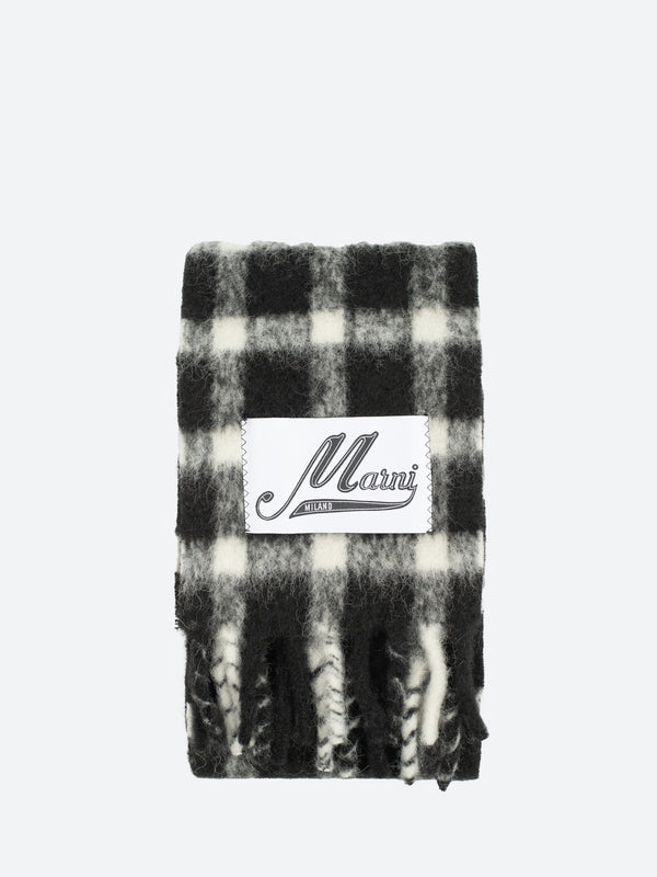 BRUSHED CHECK SCARF