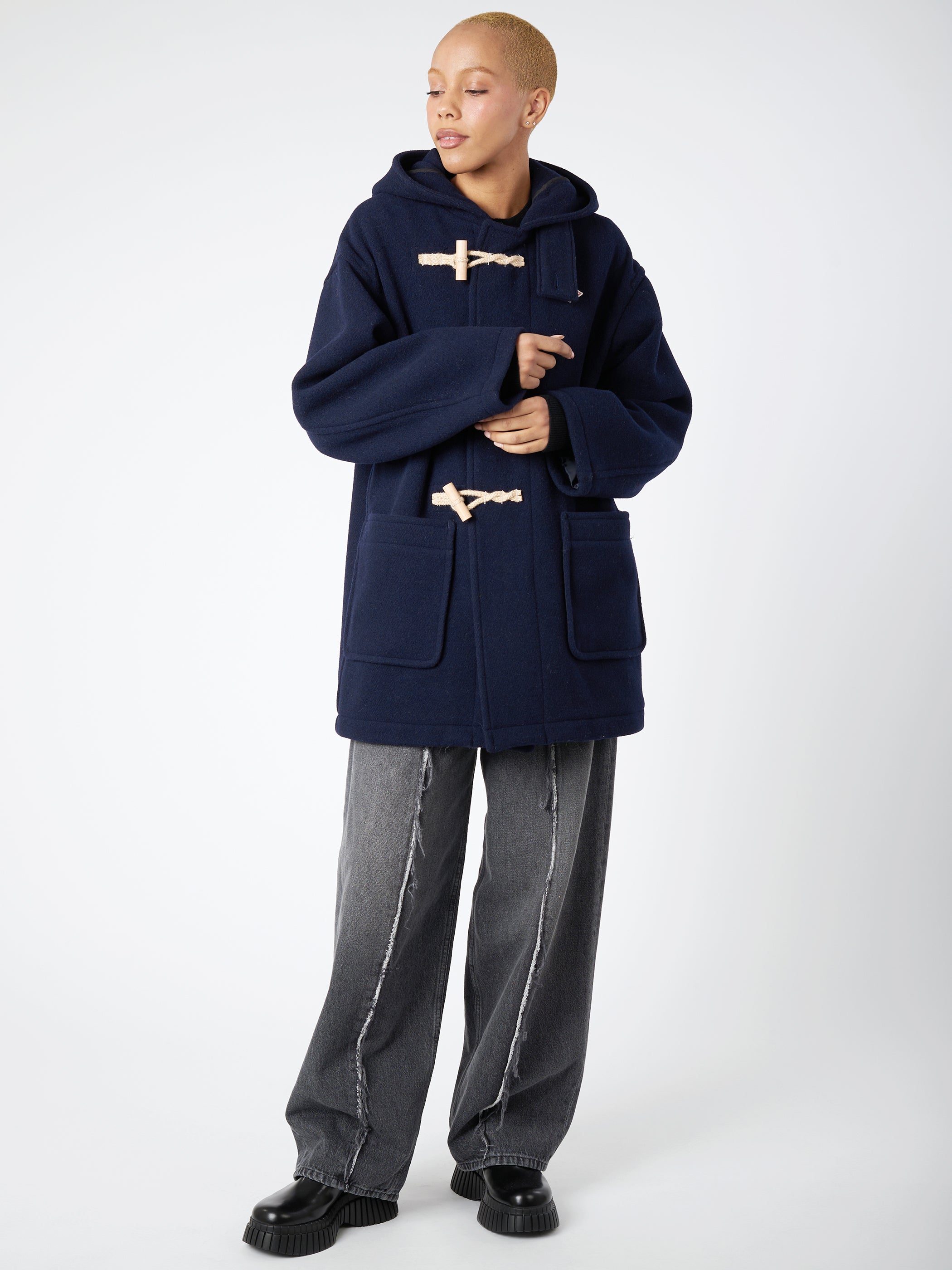 Women's Wool Light Pile Duffle Coat