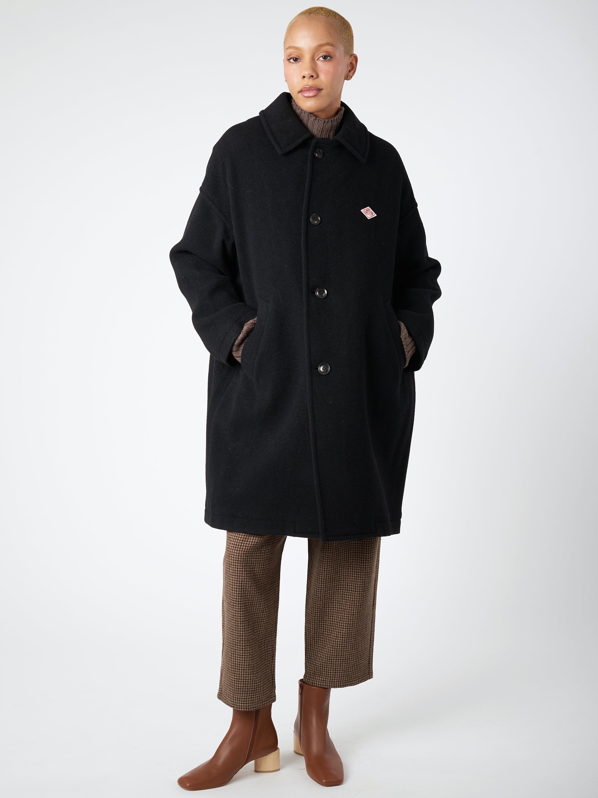 Women's Wool Light Pile Long Coat