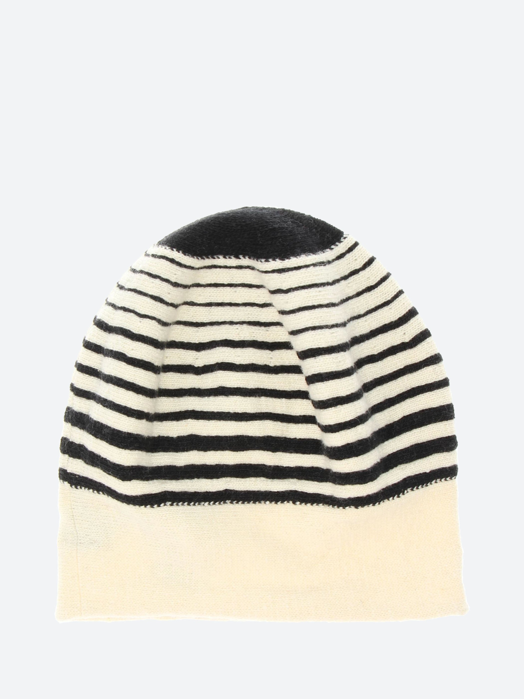 Ringed Roll Up Beret