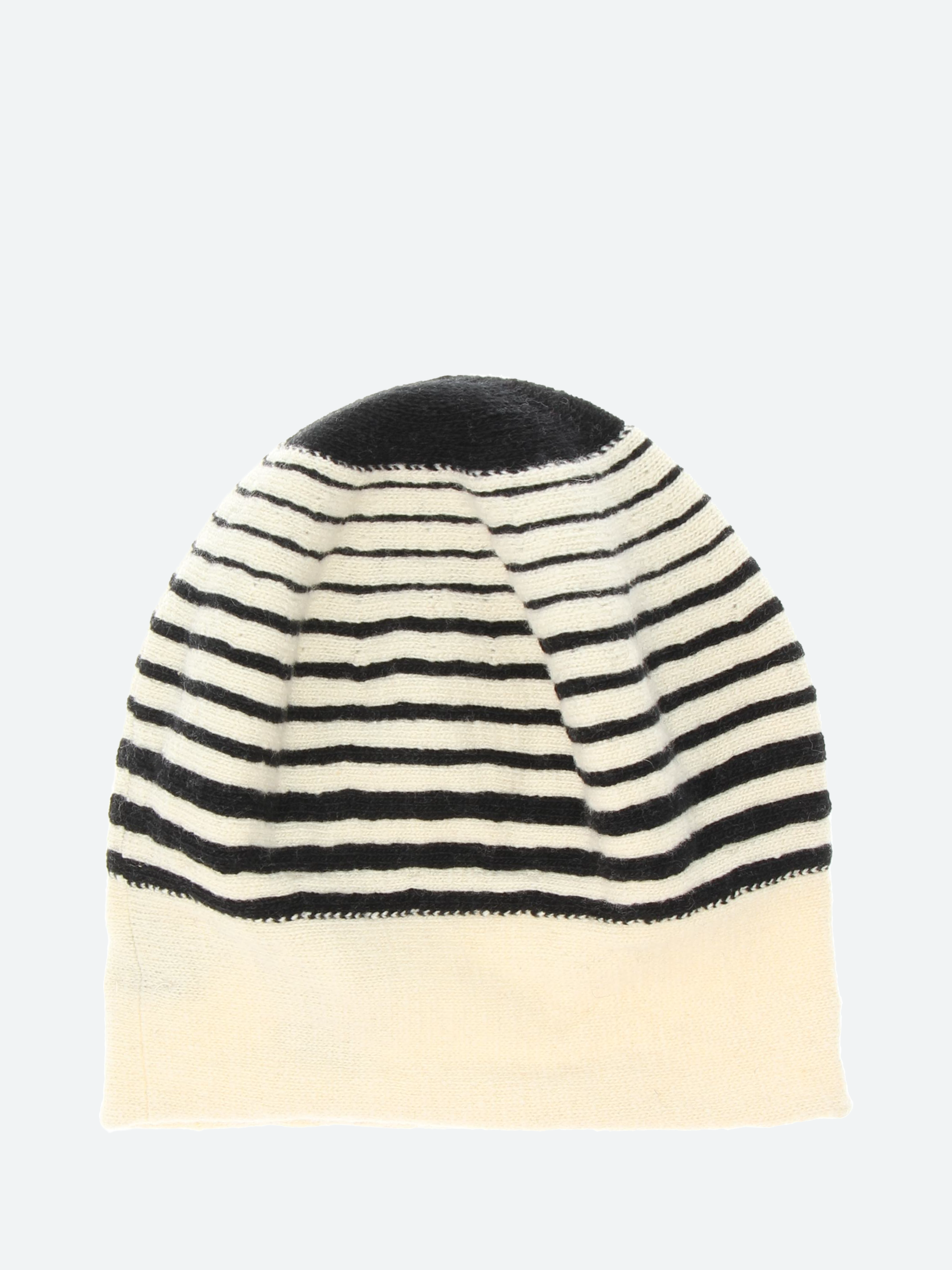 Ringed Roll Up Beret