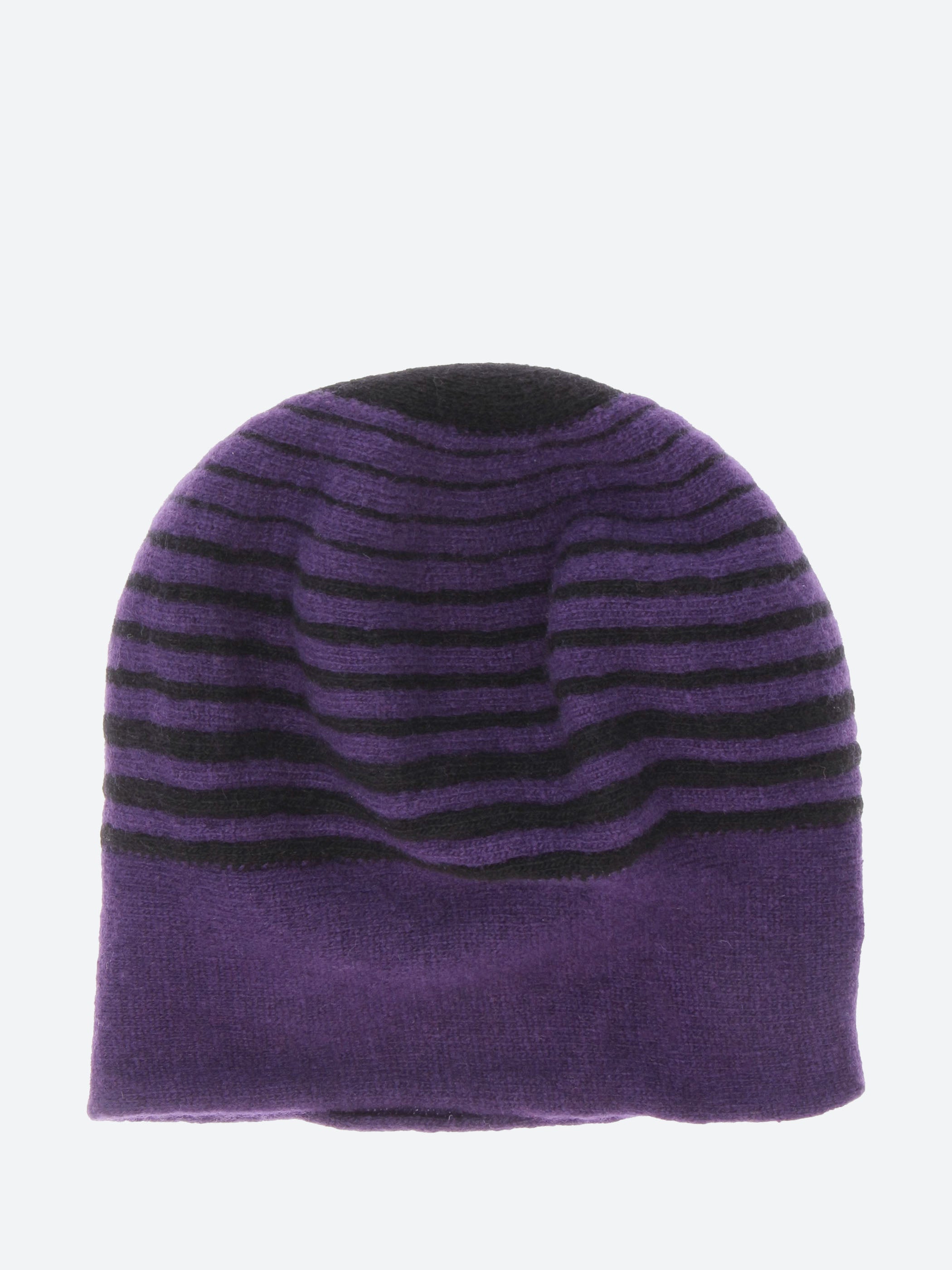 Ringed Roll Up Beret