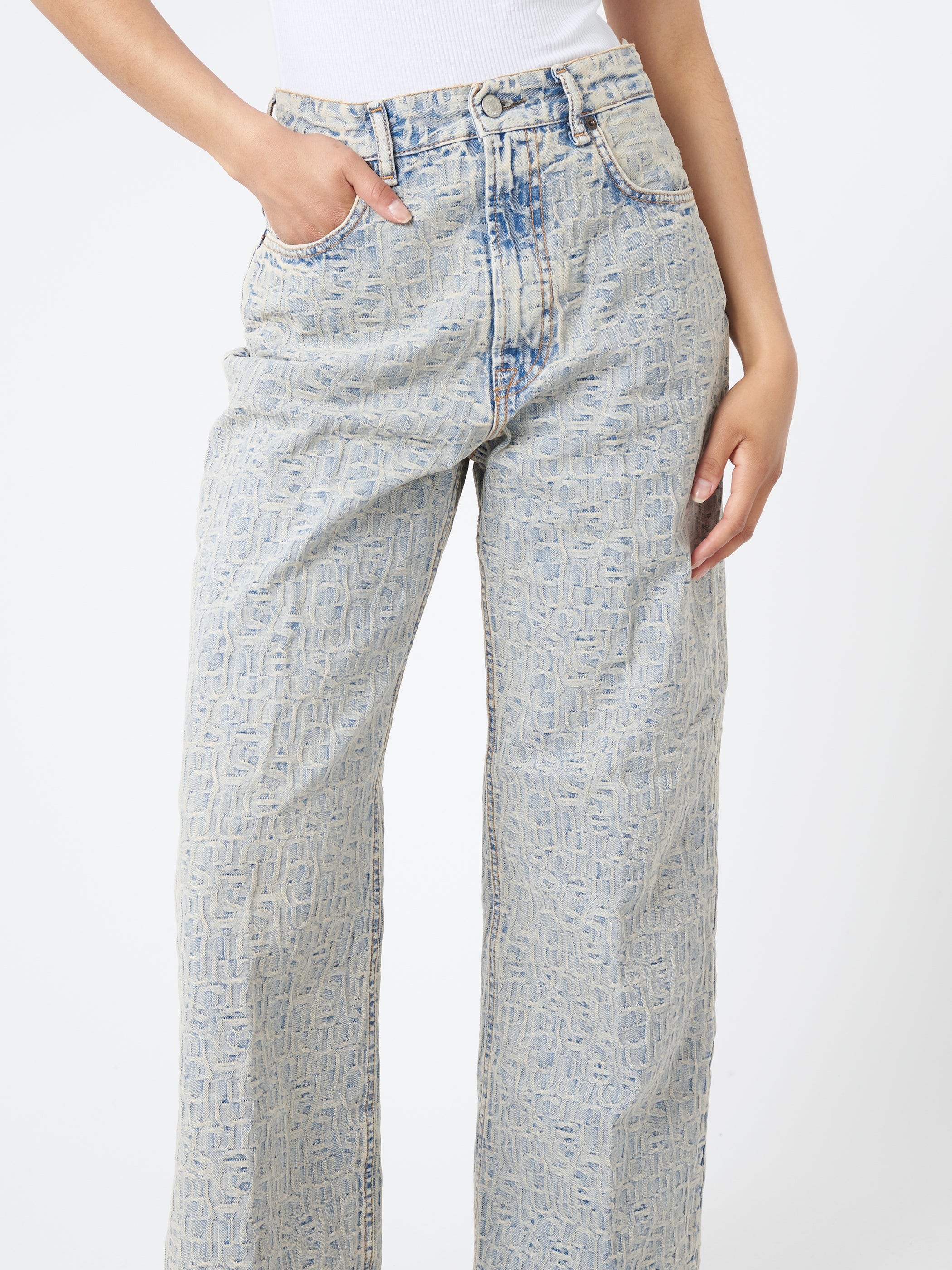 2022 Monogram Relaxed Fit Jeans