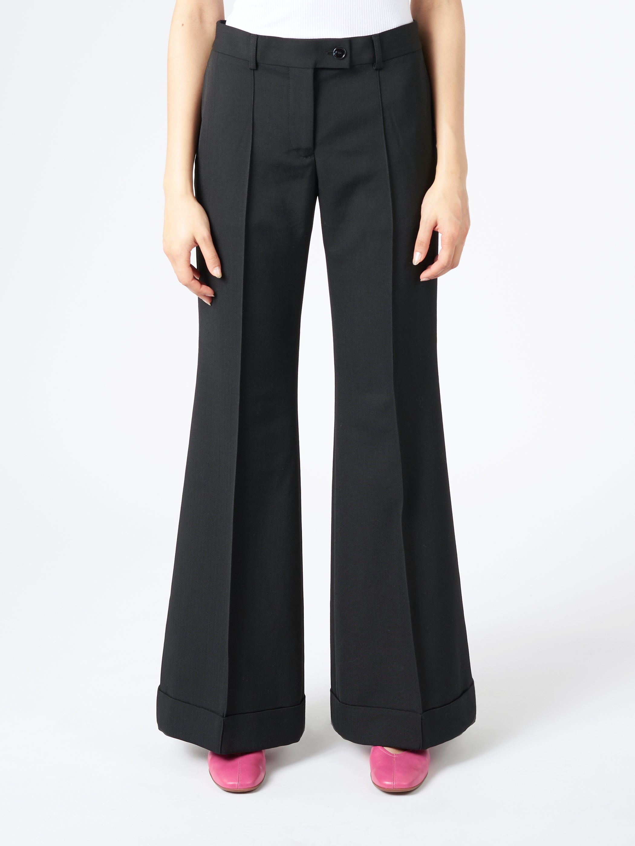 Tailored Flared Trousers