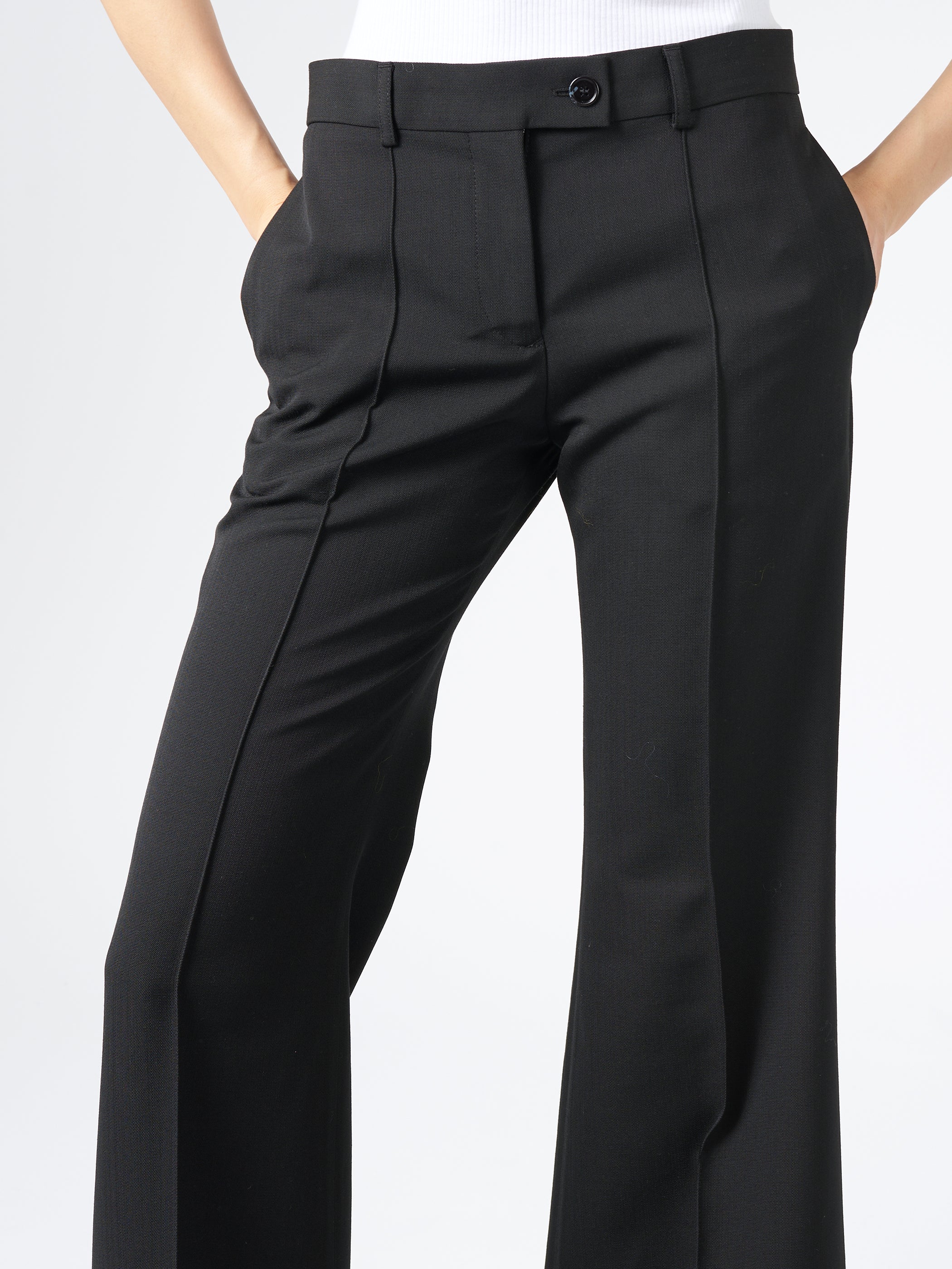 Tailored Flared Trousers