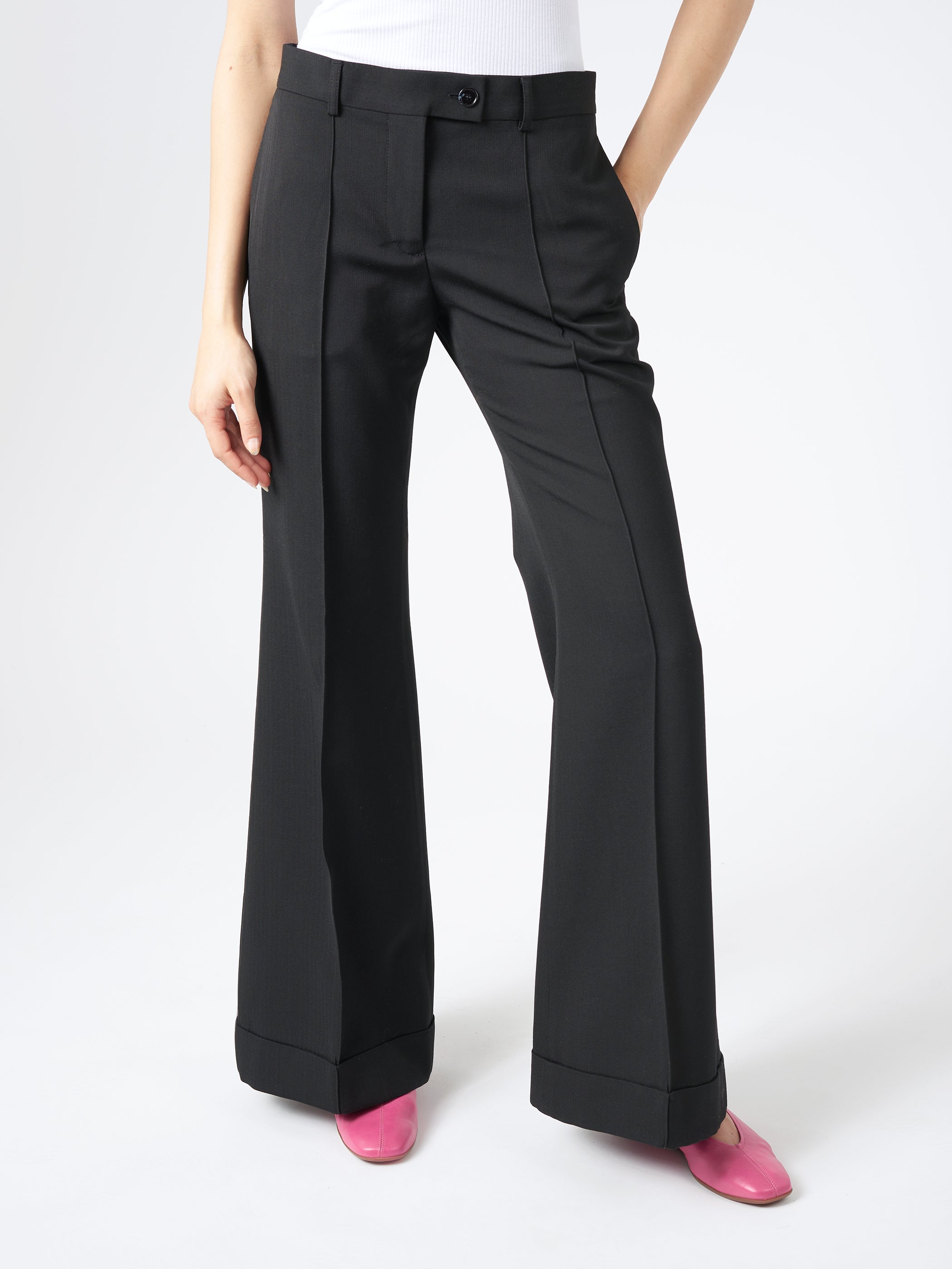 Tailored Flared Trousers