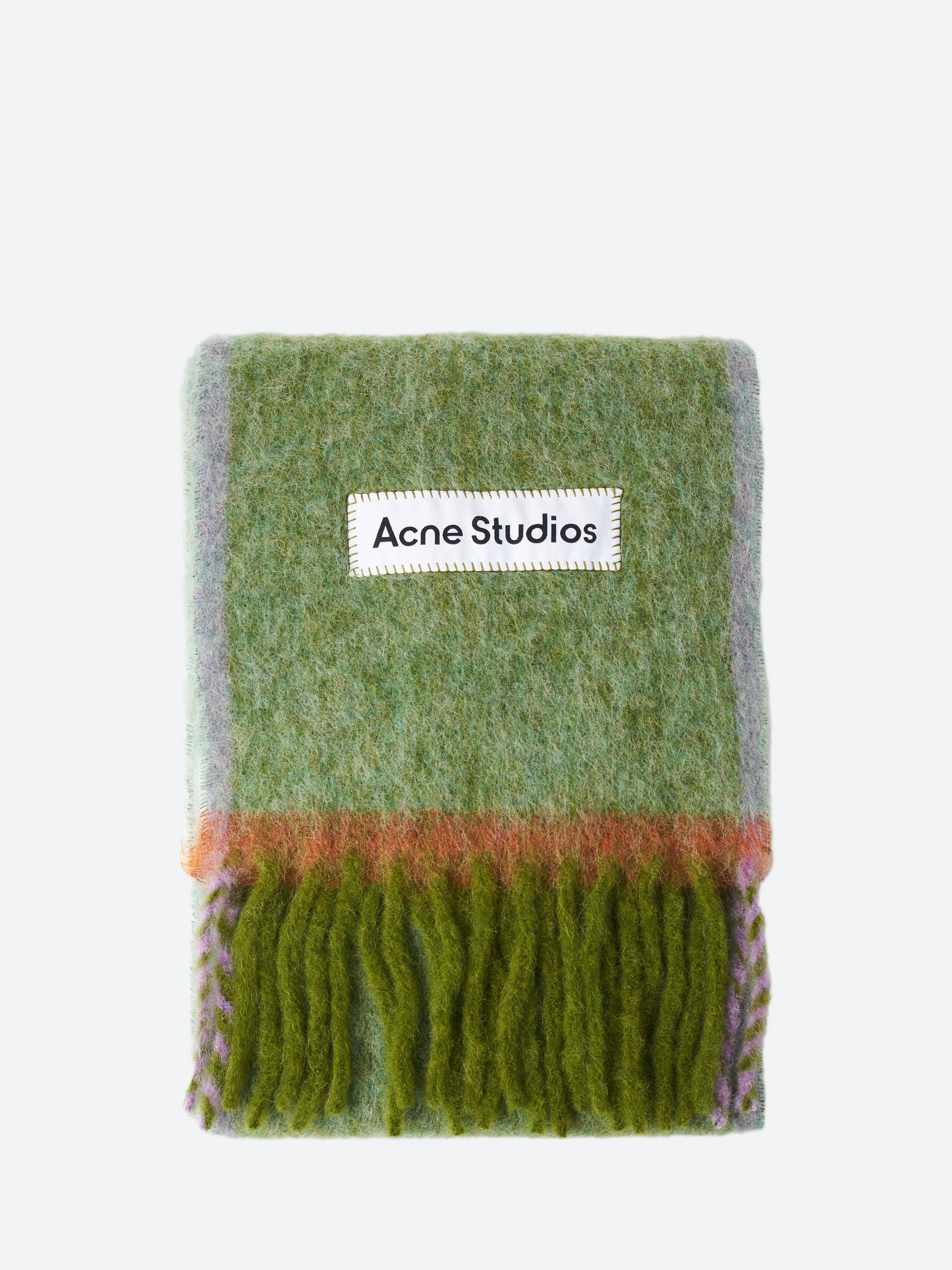 Acne Studios - Vally Scarf Solid in Grass Green – gravitypope