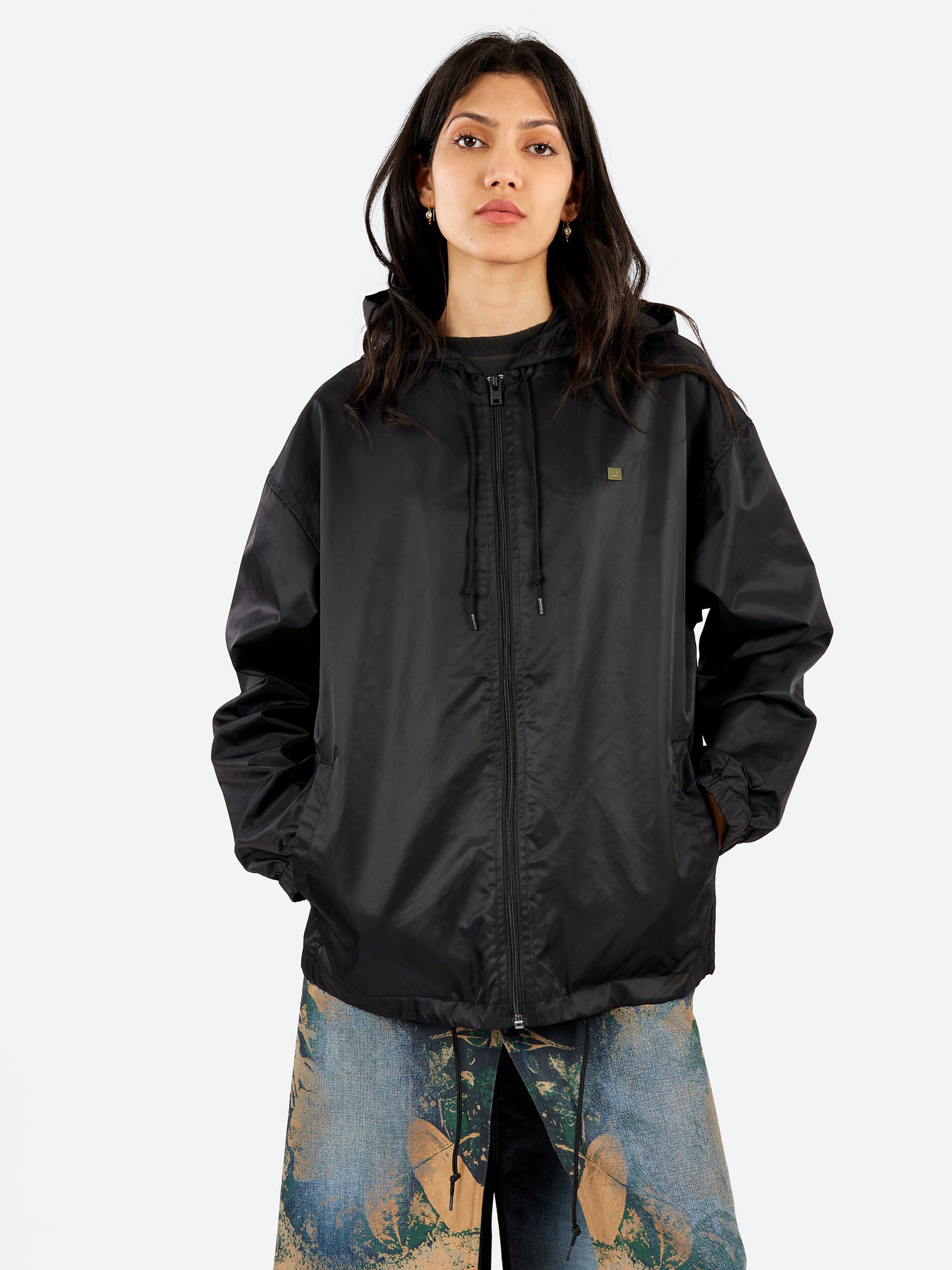 Micro Face Patch Nylon Jacket