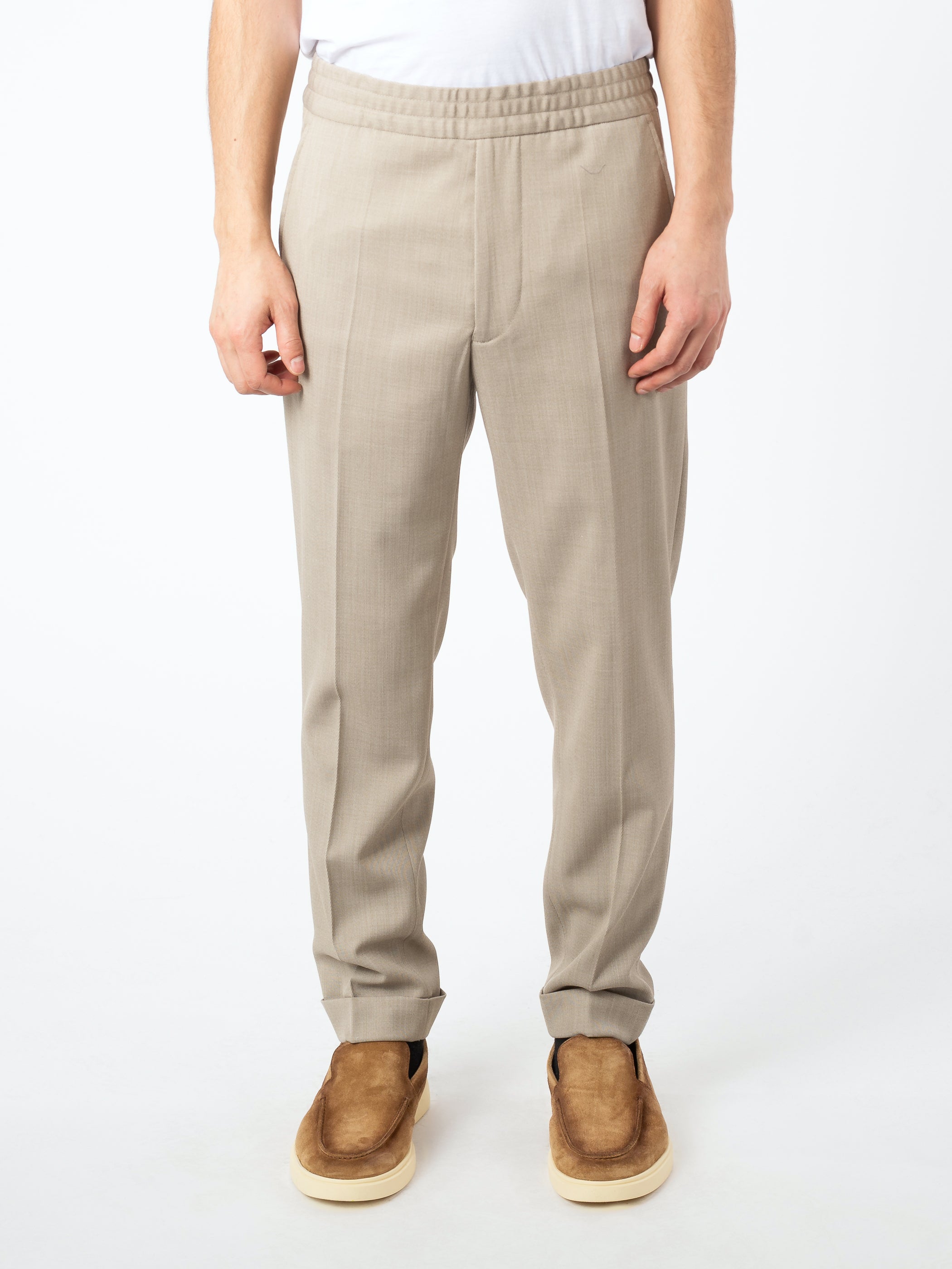 Terry Cropped Trouser