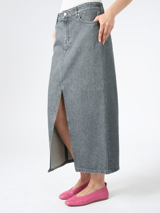 Filippa K Long Slit Denim Skirt