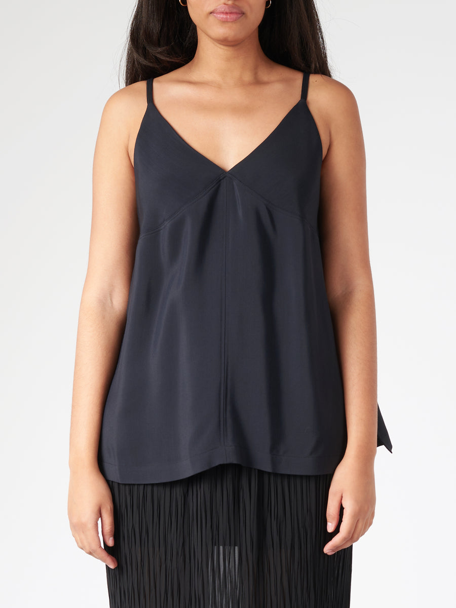 Studio Nicholson - Holzer Cami in Darkest Navy – gravitypope