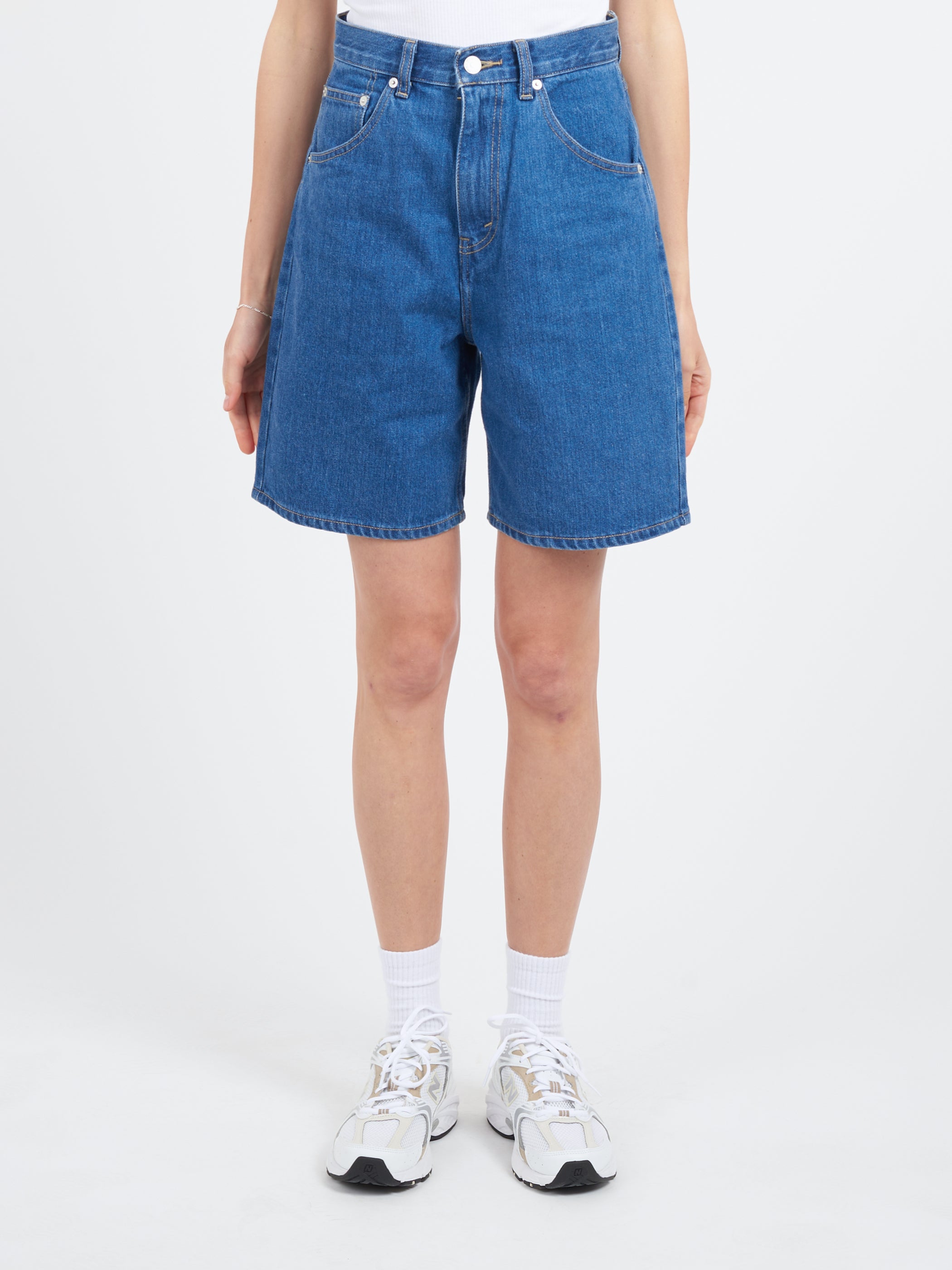 Denim 5 Pocket Shorts