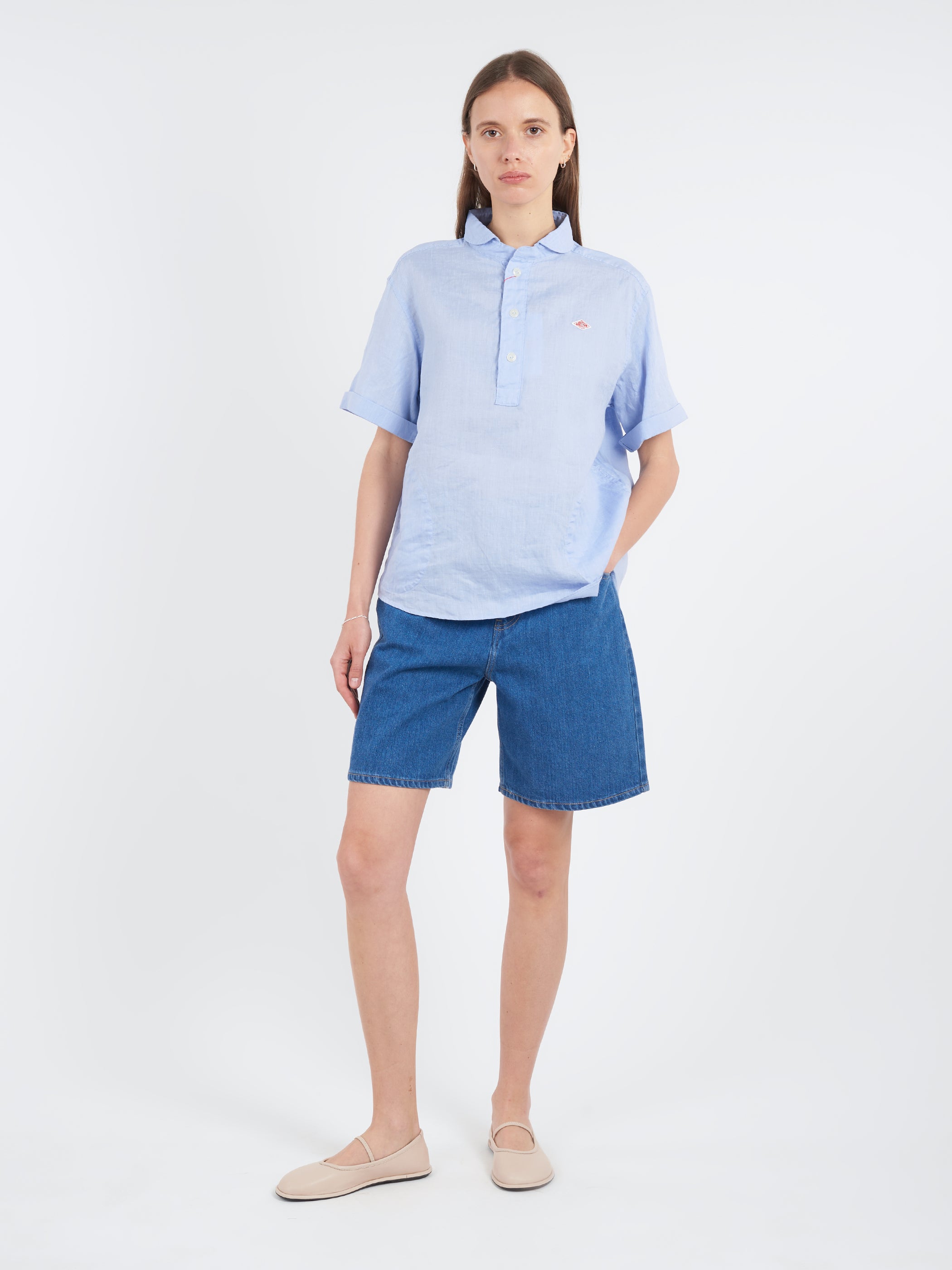 Denim 5 Pocket Shorts