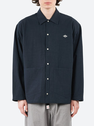 Danton Cotton Linen Coverall Shirt