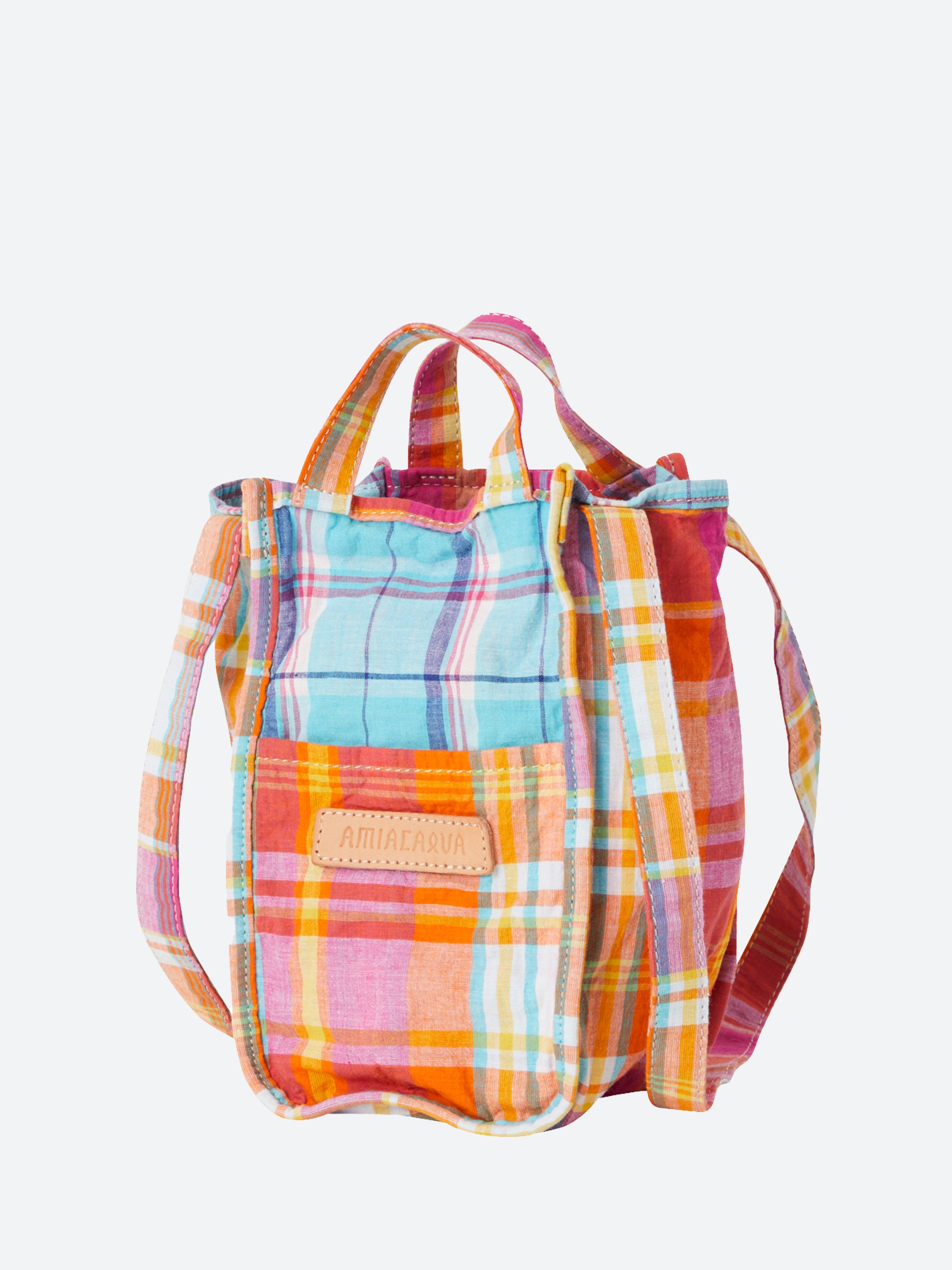 Small Mixed Plaid Easy Bag